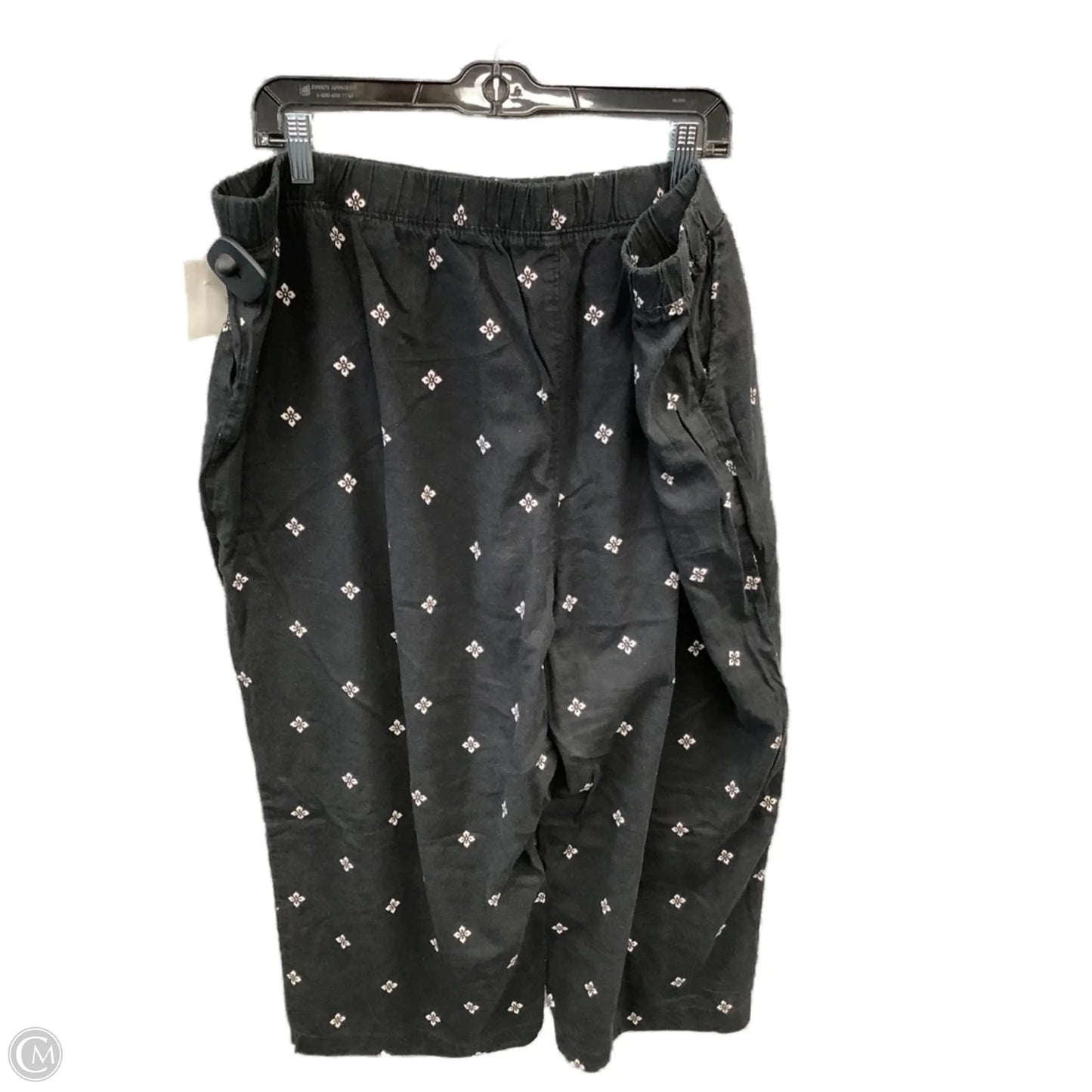 Pants Linen By Croft And Barrow In Black, Size: 22