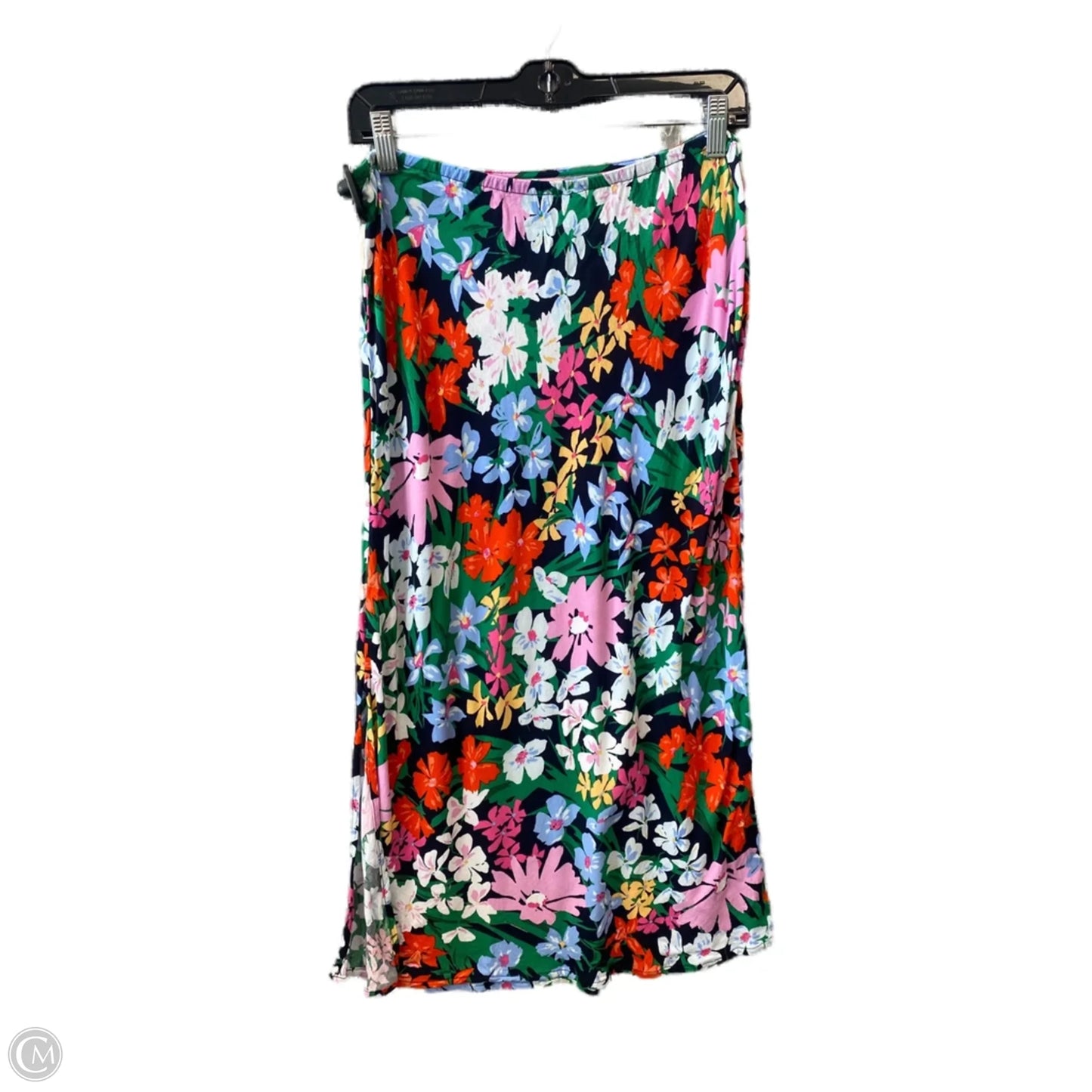 Skirt Midi By Old Navy In Floral Print, Size: L