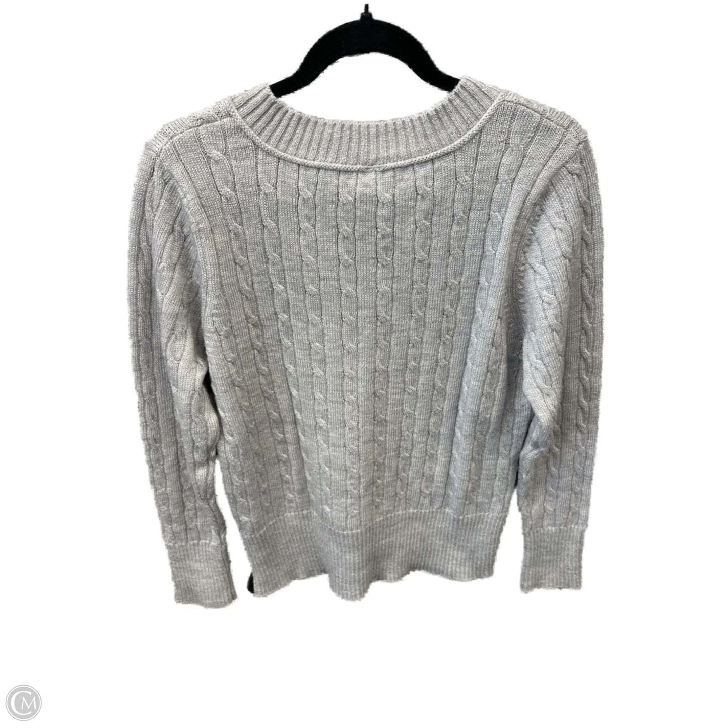 Sweater By Falls Creek In Silver, Size: Xl