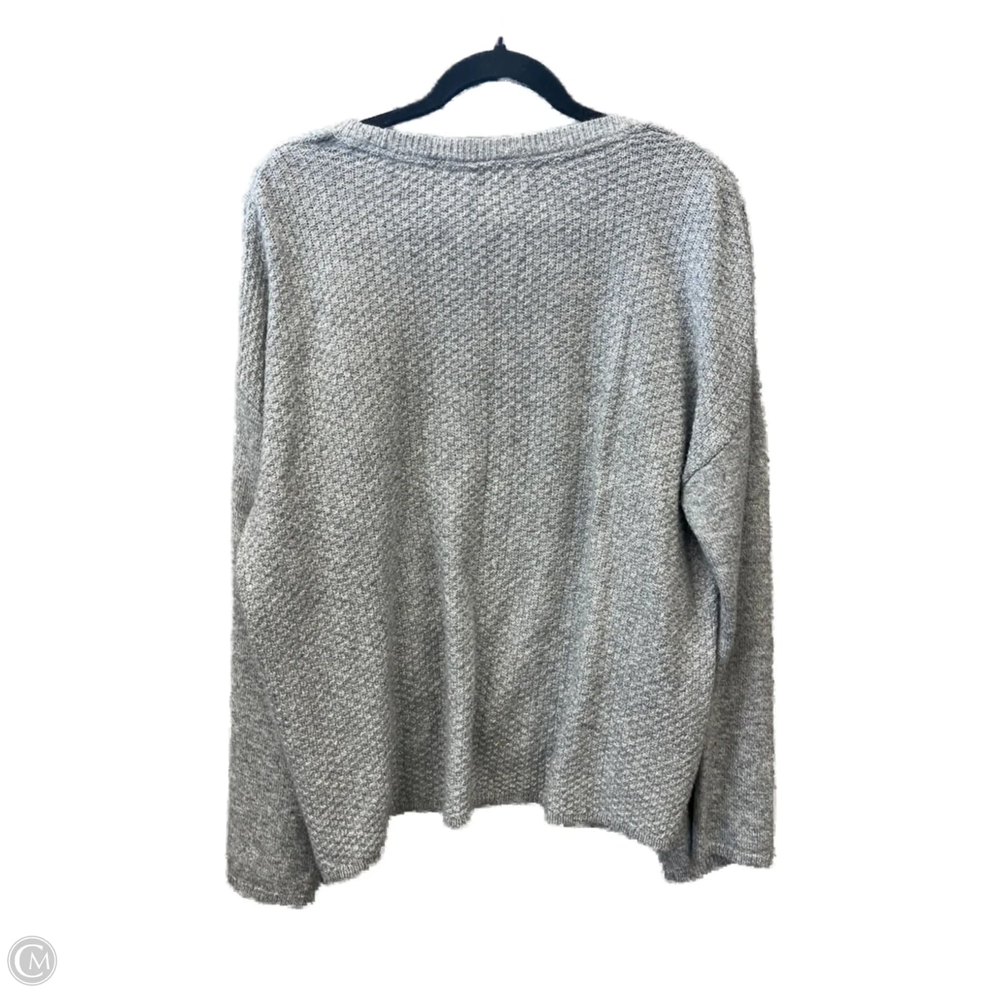 Sweater By Style And Company In Grey, Size: L