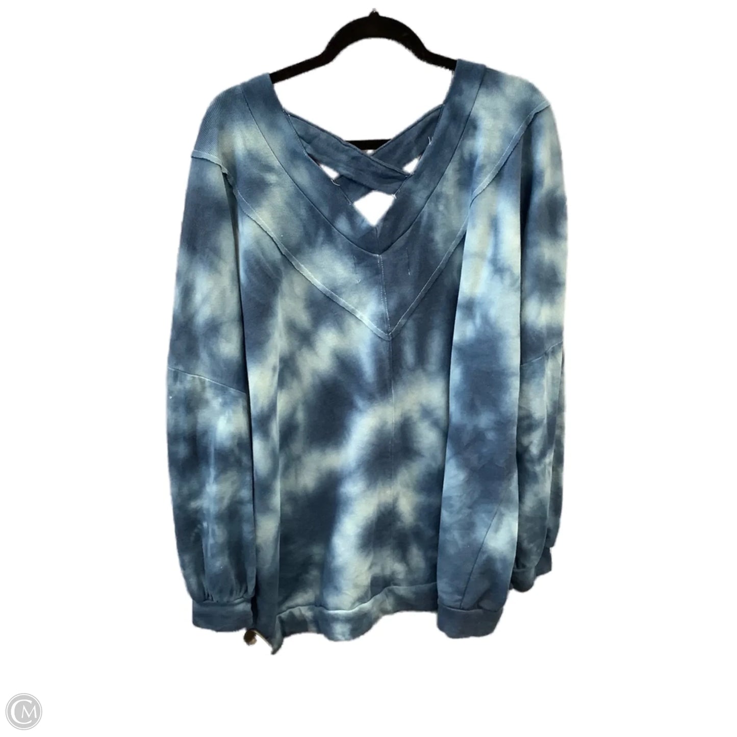 Top Long Sleeve By Clothes Mentor In Blue, Size: L