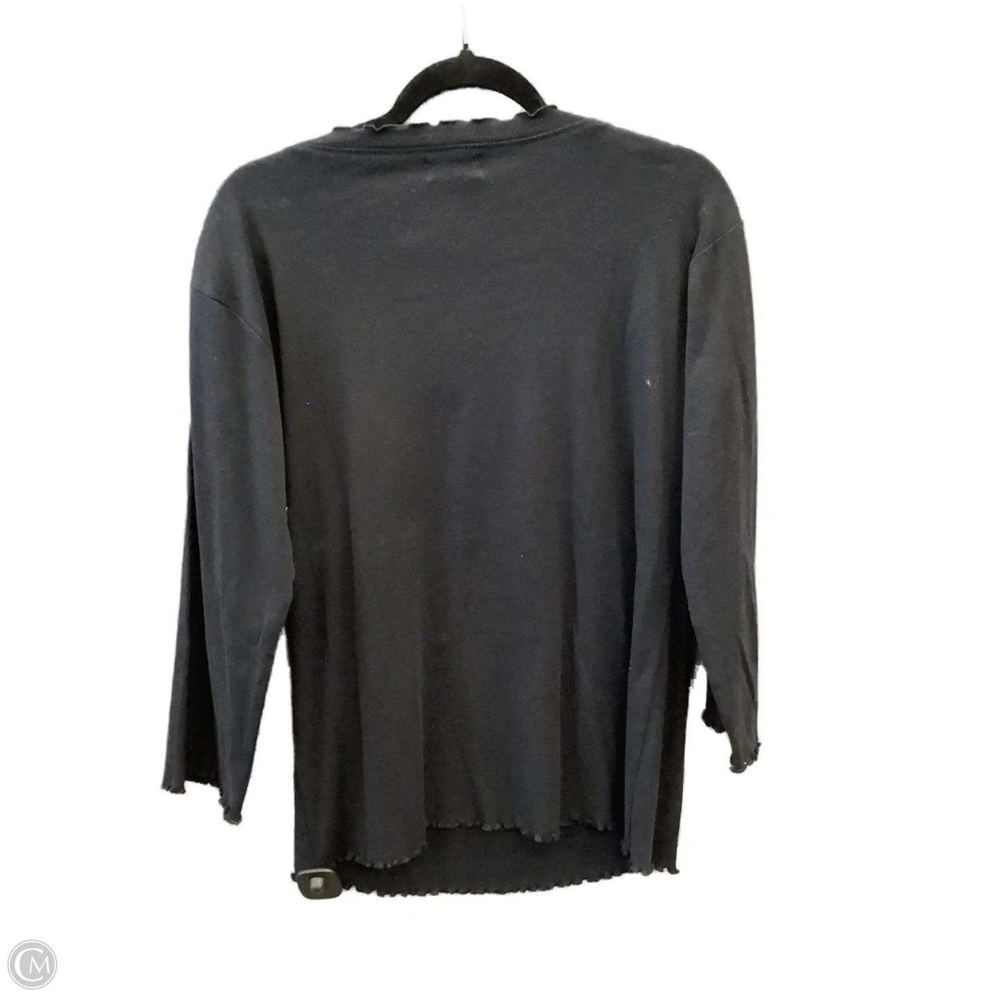 Top Long Sleeve By Marvin Richards In Black, Size: Xxl