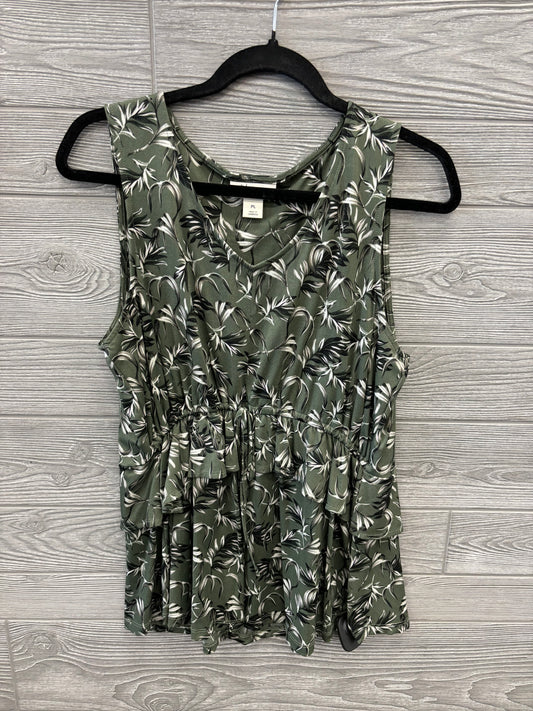 Top Sleeveless By Style And Company  Size: Petite L