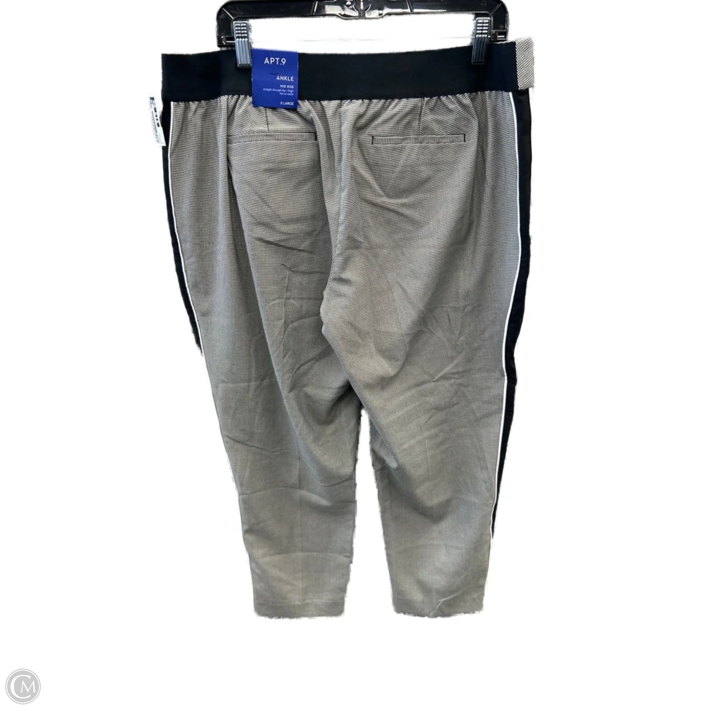 Pants Dress By Apt 9 In Black & White, Size: 14