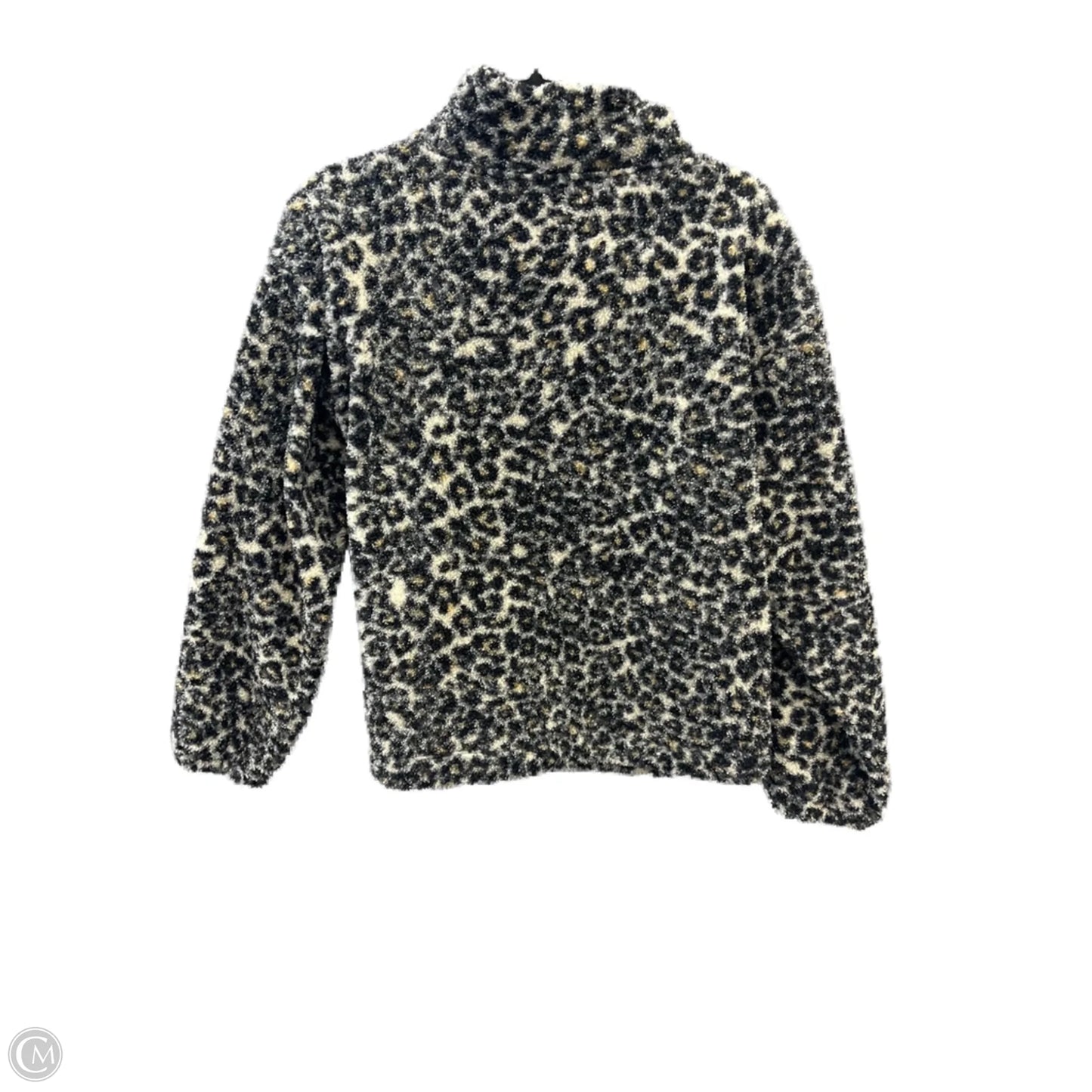 Sweatshirt Collar By Loft In Animal Print, Size: M