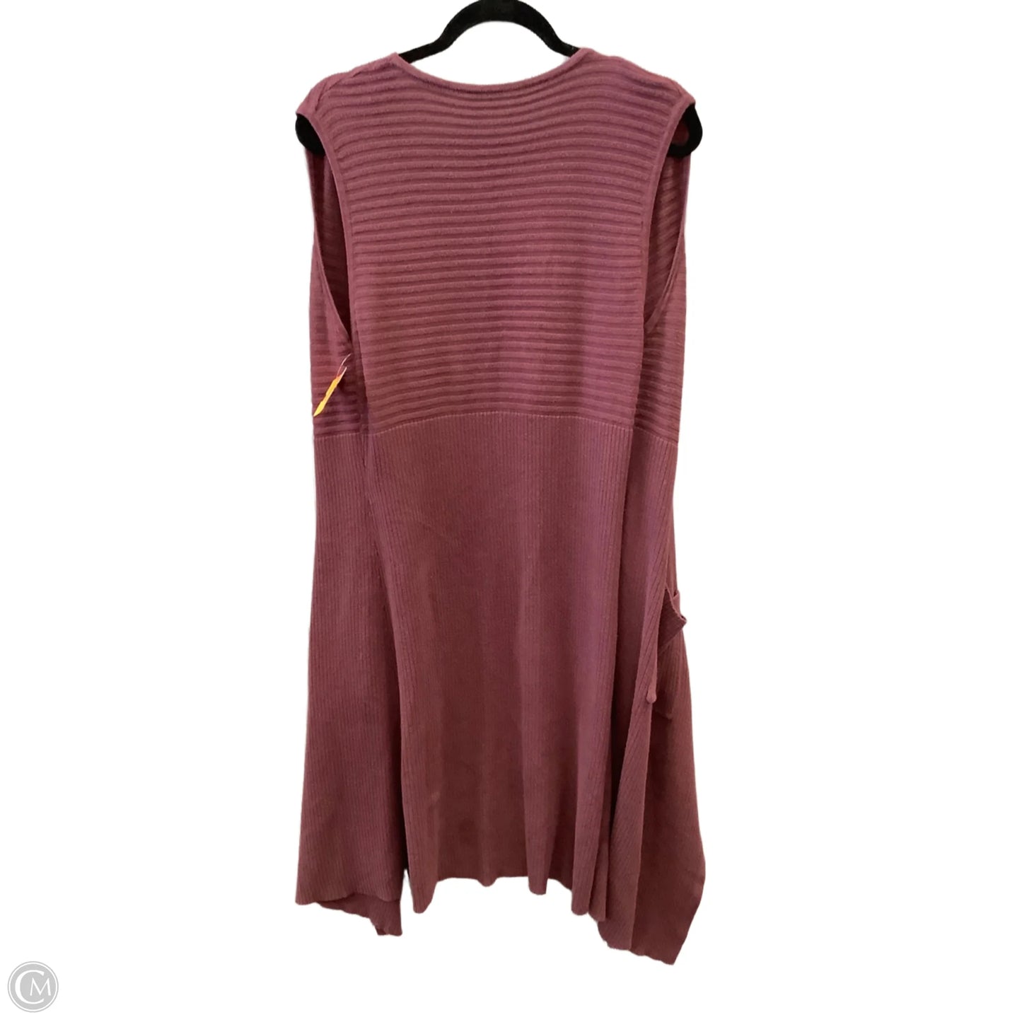 Sweater Cardigan By Clothes Mentor In Maroon, Size: Xl