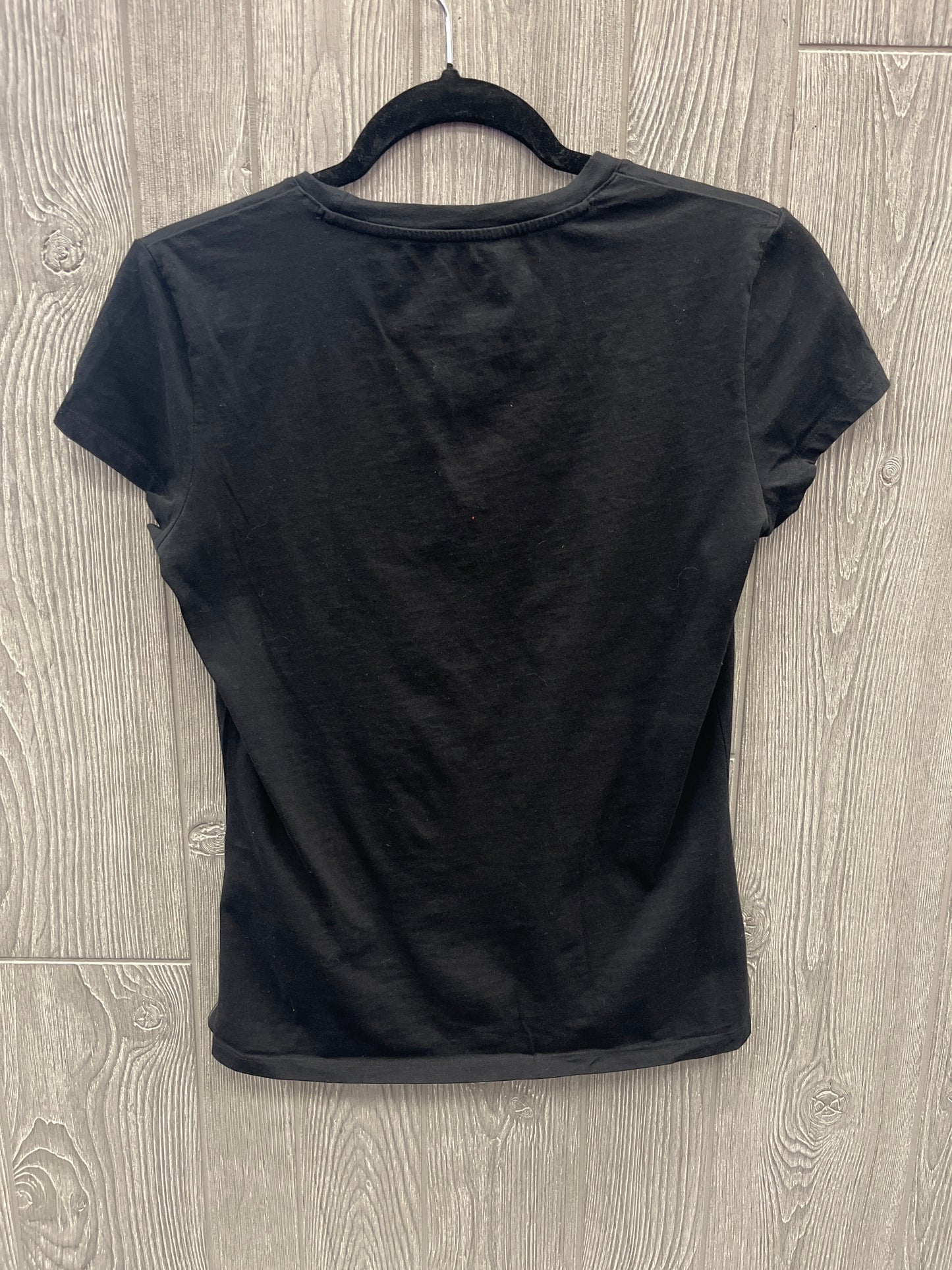 Top Short Sleeve By Armani Exchange In Black, Size: M