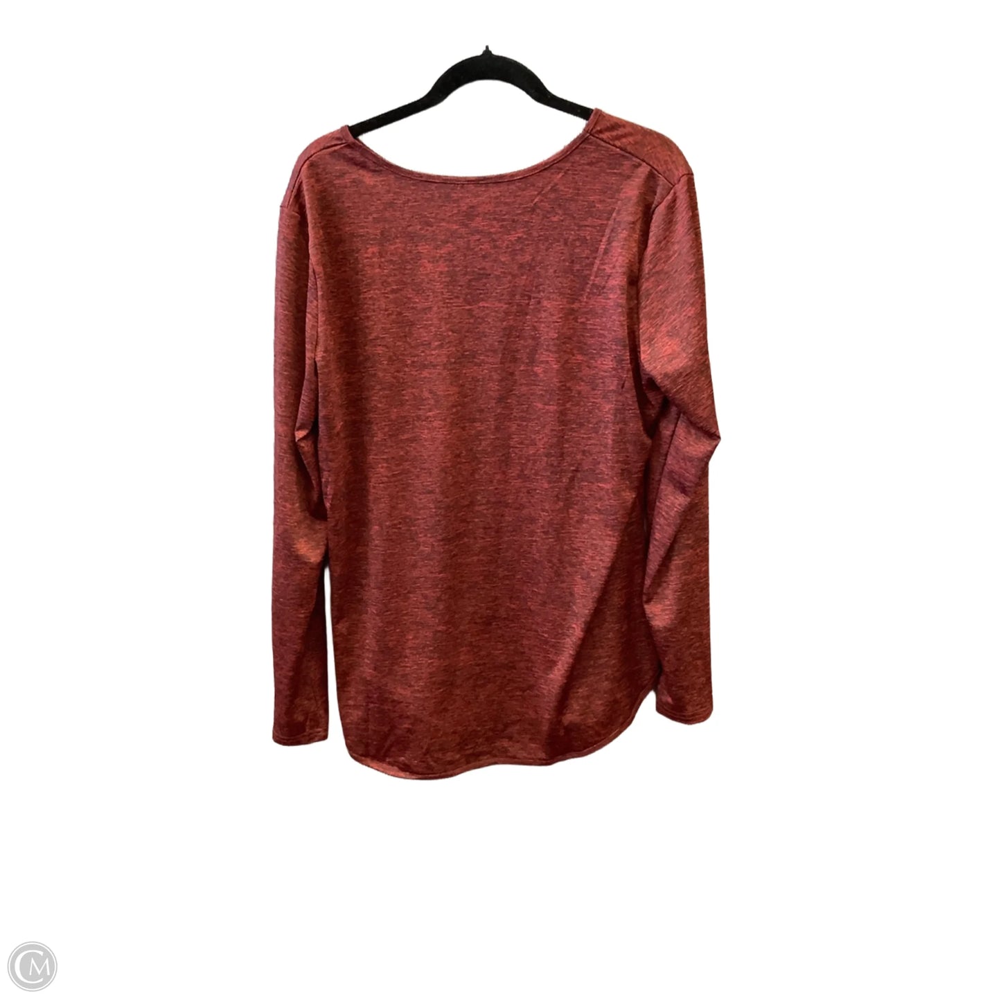 Top Long Sleeve By Clothes Mentor In Red, Size: 3x