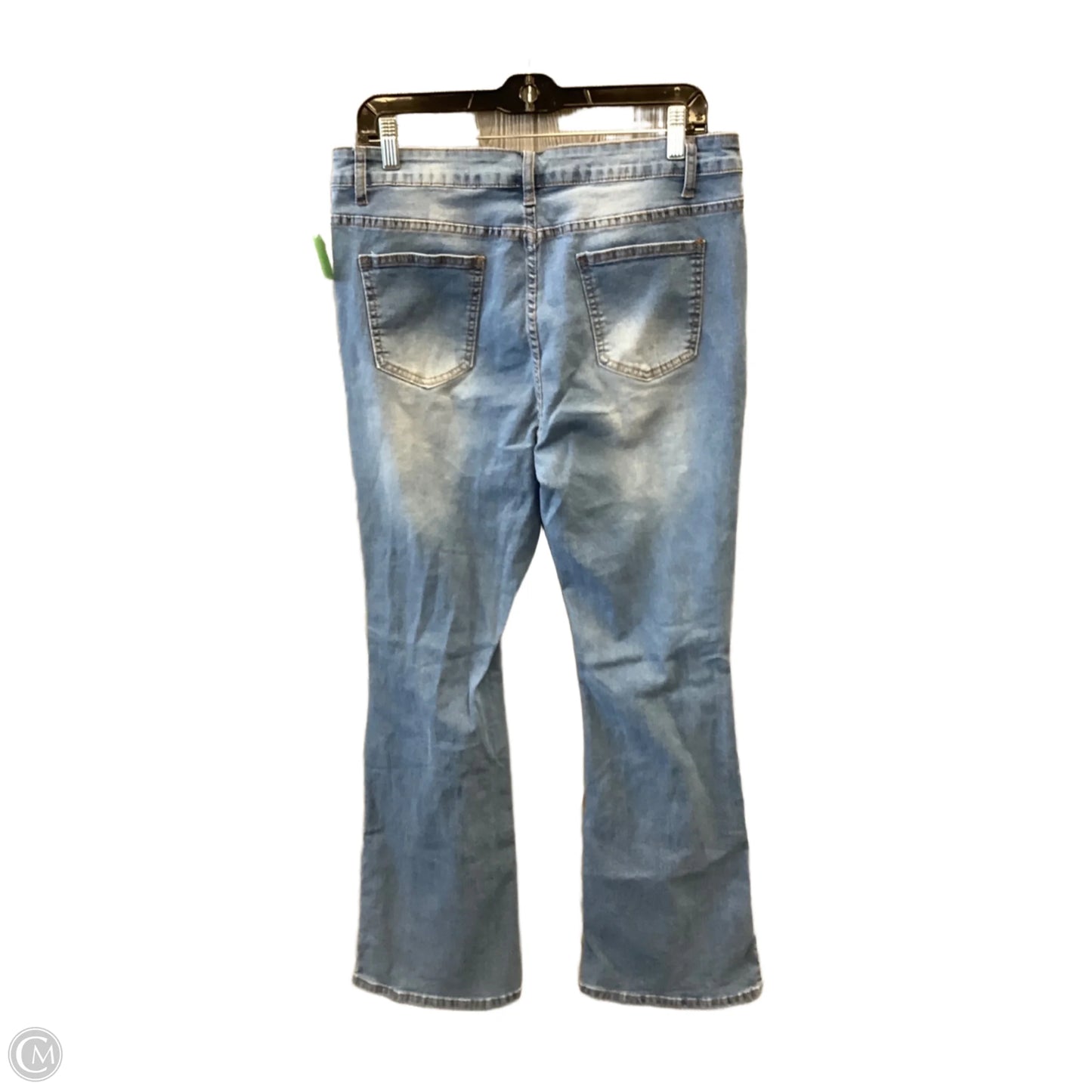 Jeans Boot Cut By Shein In Blue Denim, Size: 20