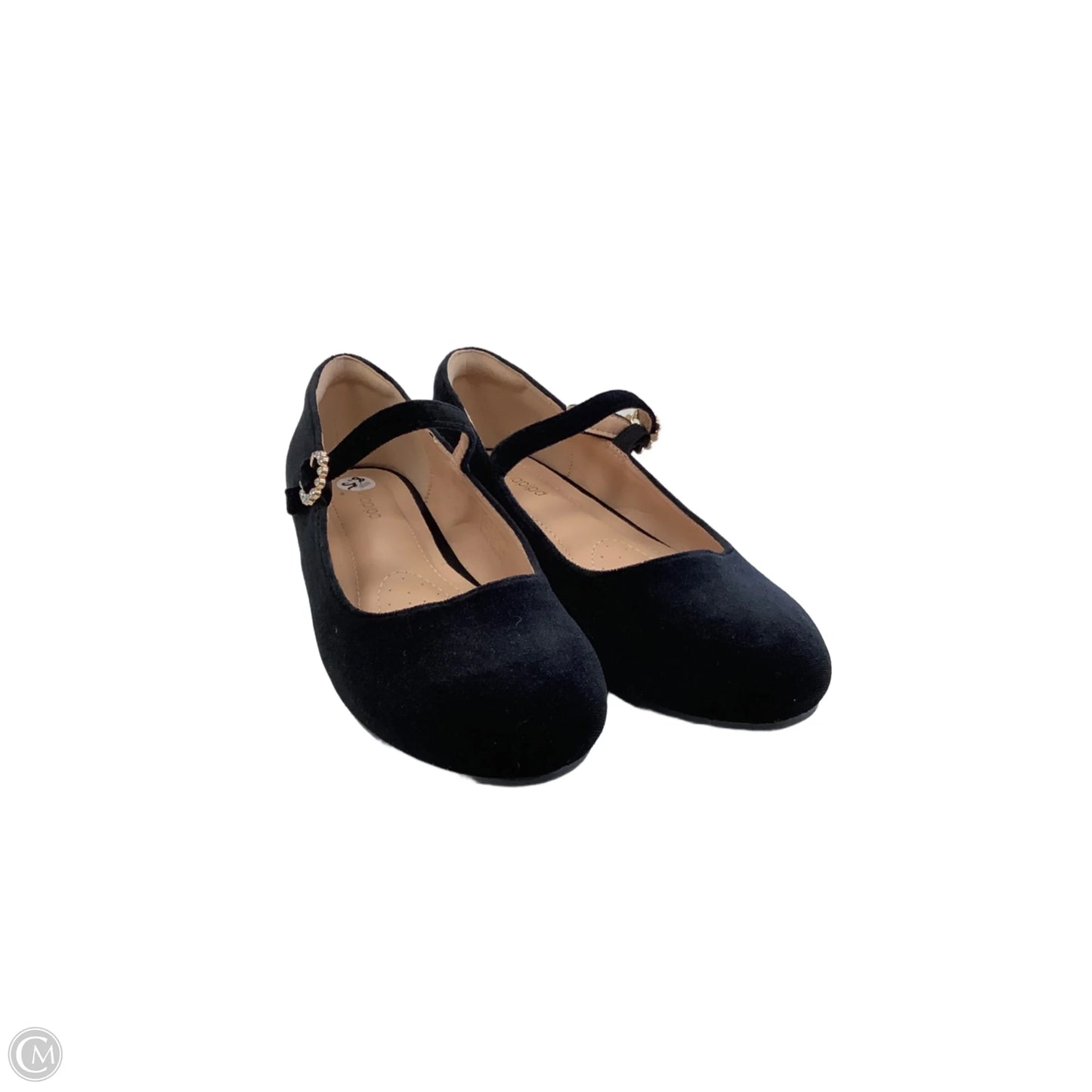 Shoes Flats By Clothes Mentor In Black, Size: 8.5