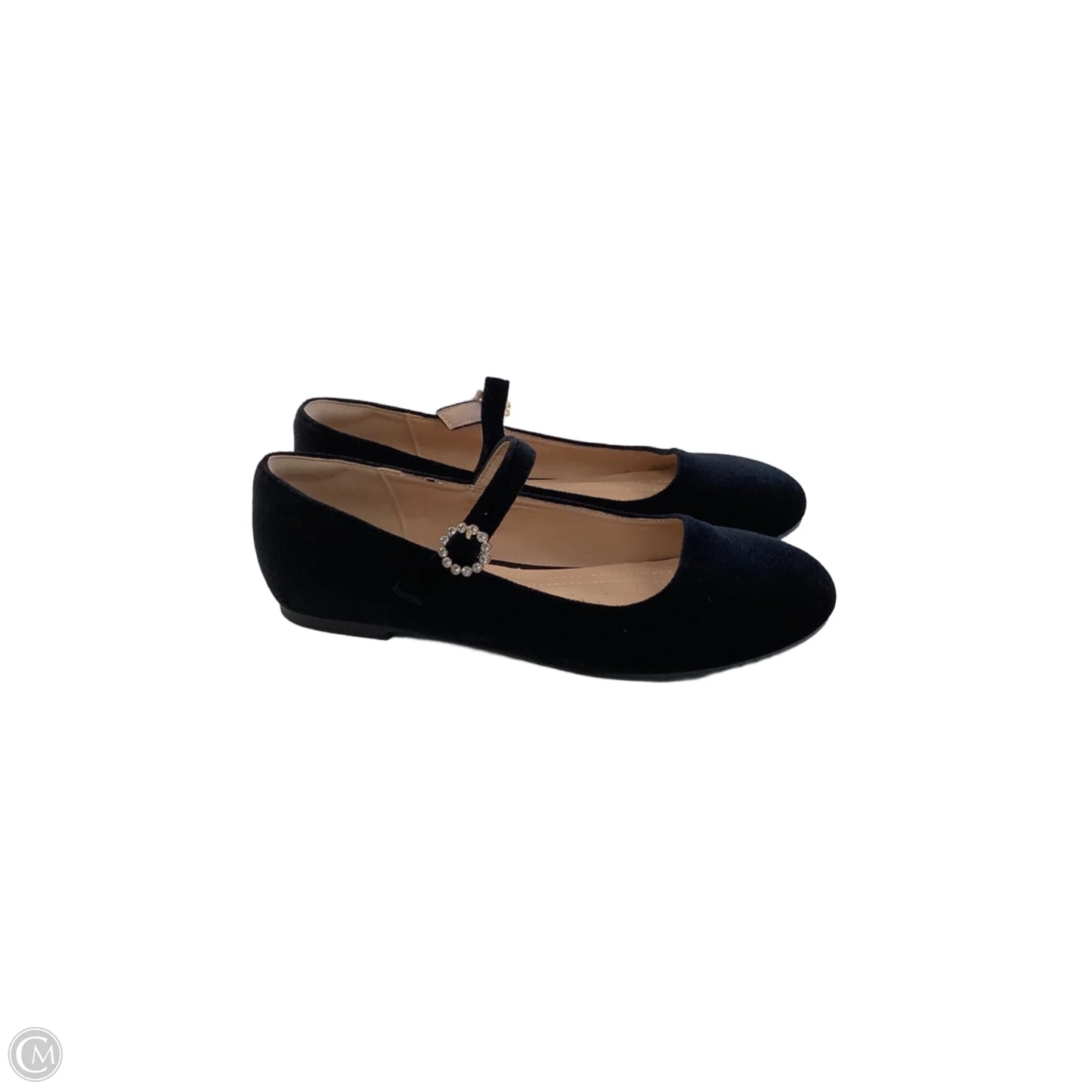 Shoes Flats By Clothes Mentor In Black, Size: 8.5