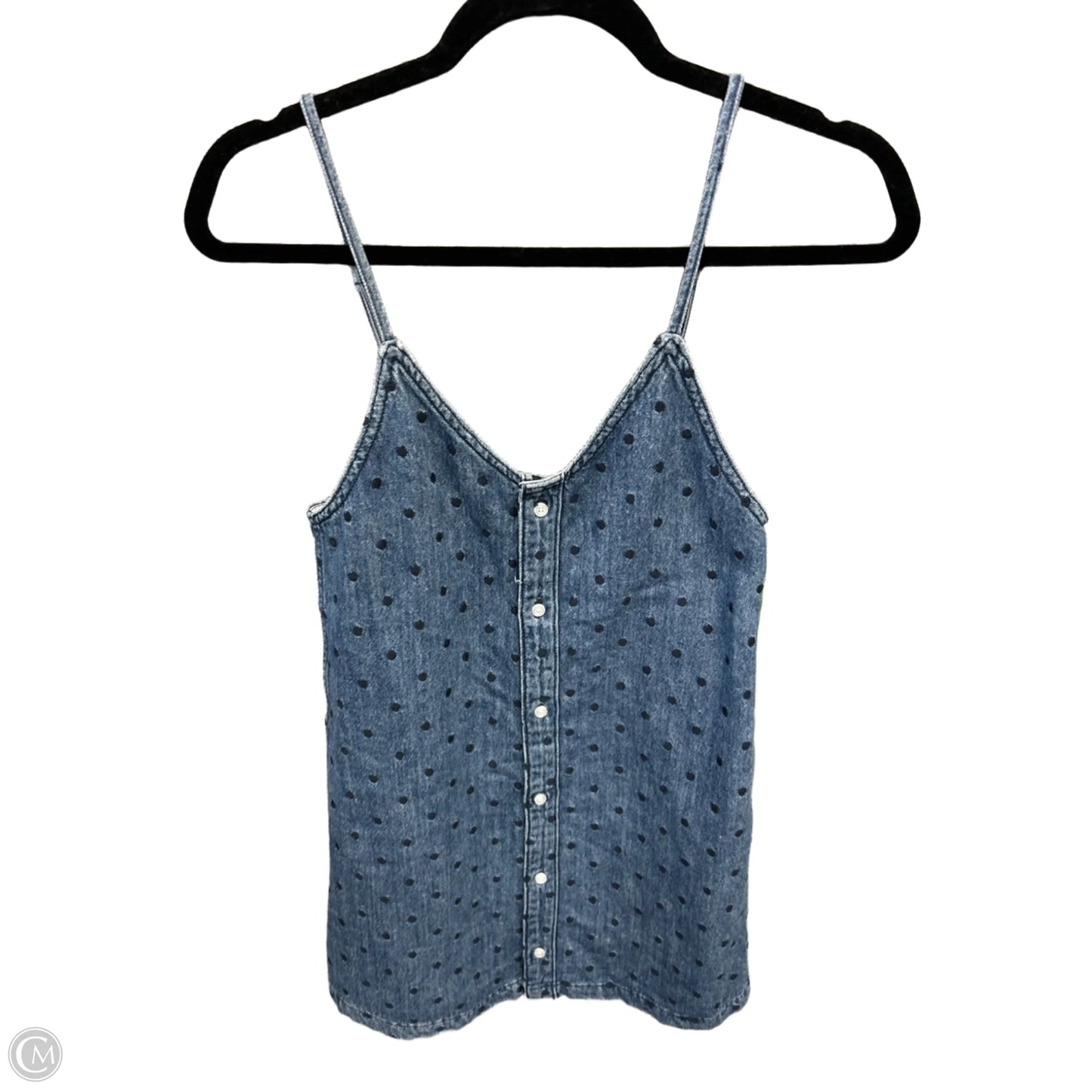 Top Sleeveless By Dl1961 In Blue Denim, Size: M