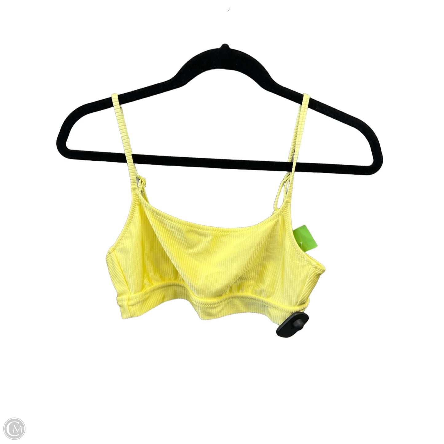 Swimsuit Top By Aerie In Yellow, Size: M