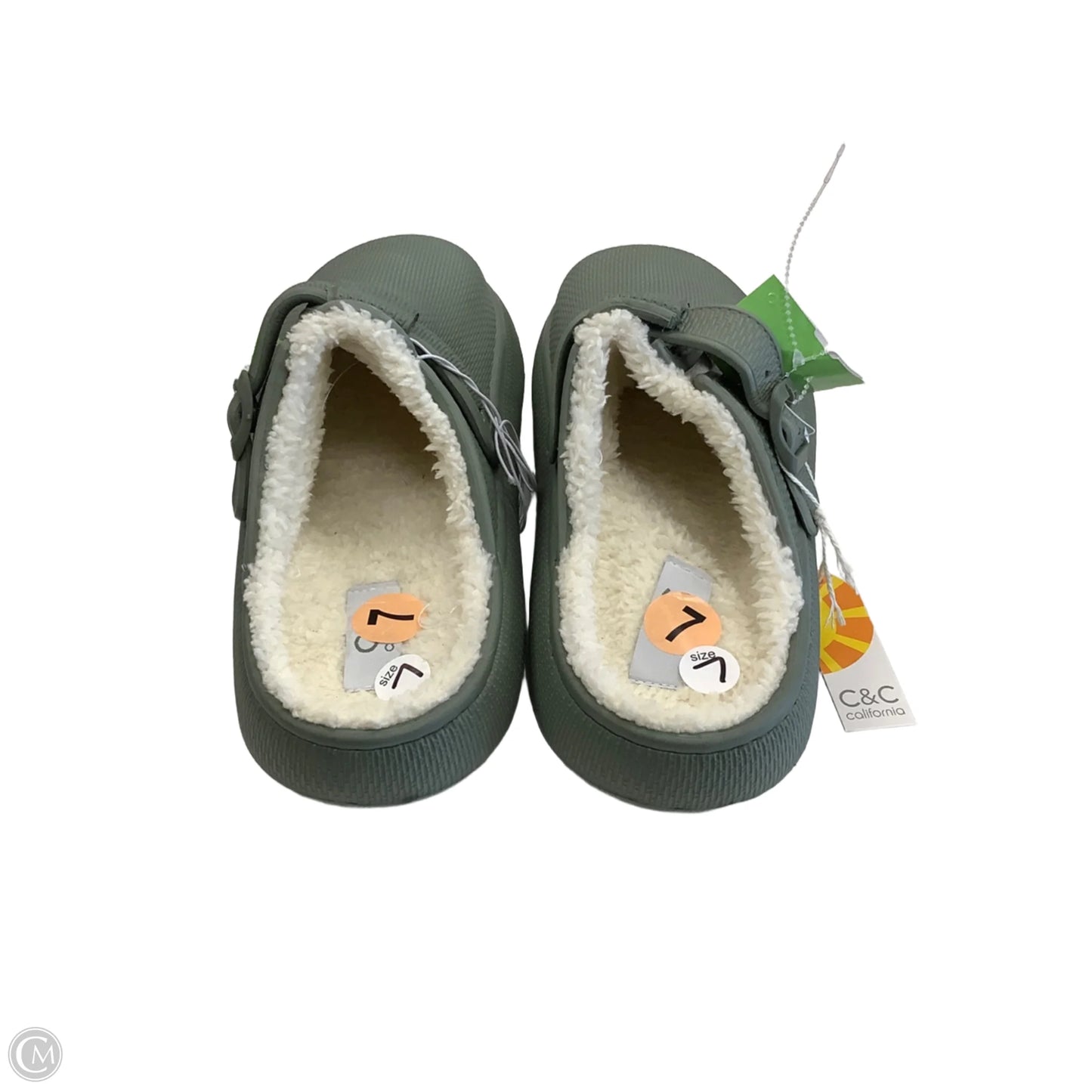 Shoes Flats By C And C In Green, Size: 7
