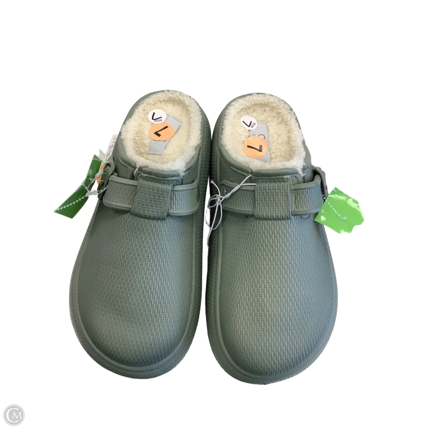 Shoes Flats By C And C In Green, Size: 7