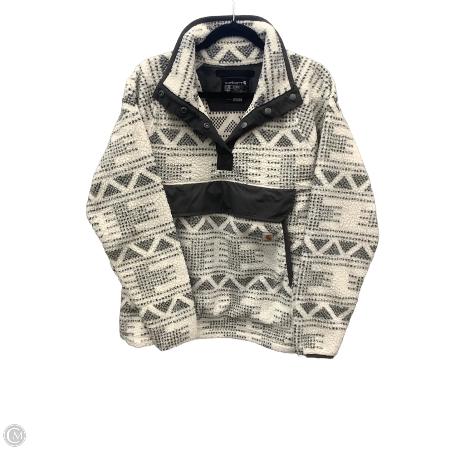 Jacket Fleece By Carhartt In Grey, Size: Xl