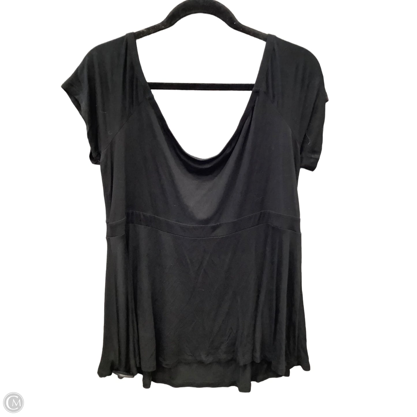 Top Short Sleeve By Torrid In Black, Size: 2x