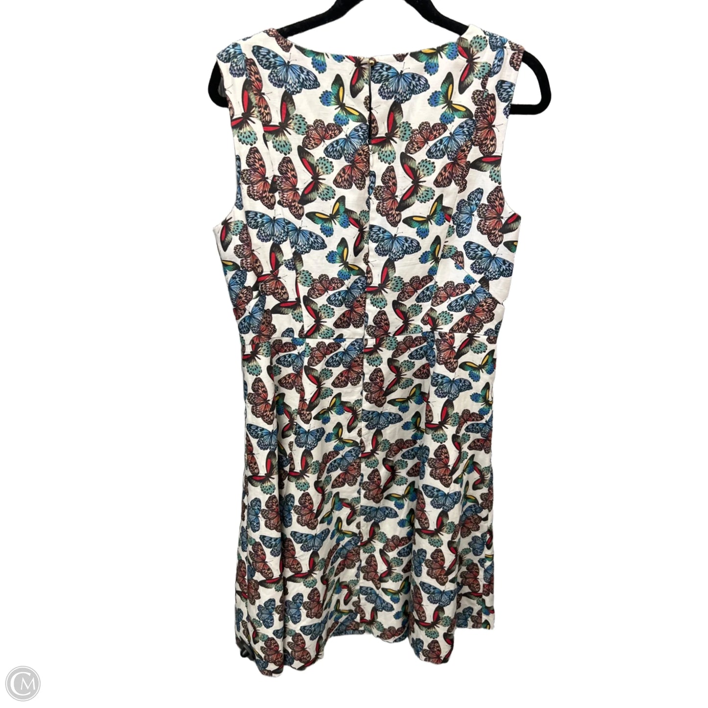 Dress Casual Midi By Talbots In Multi-colored, Size: L