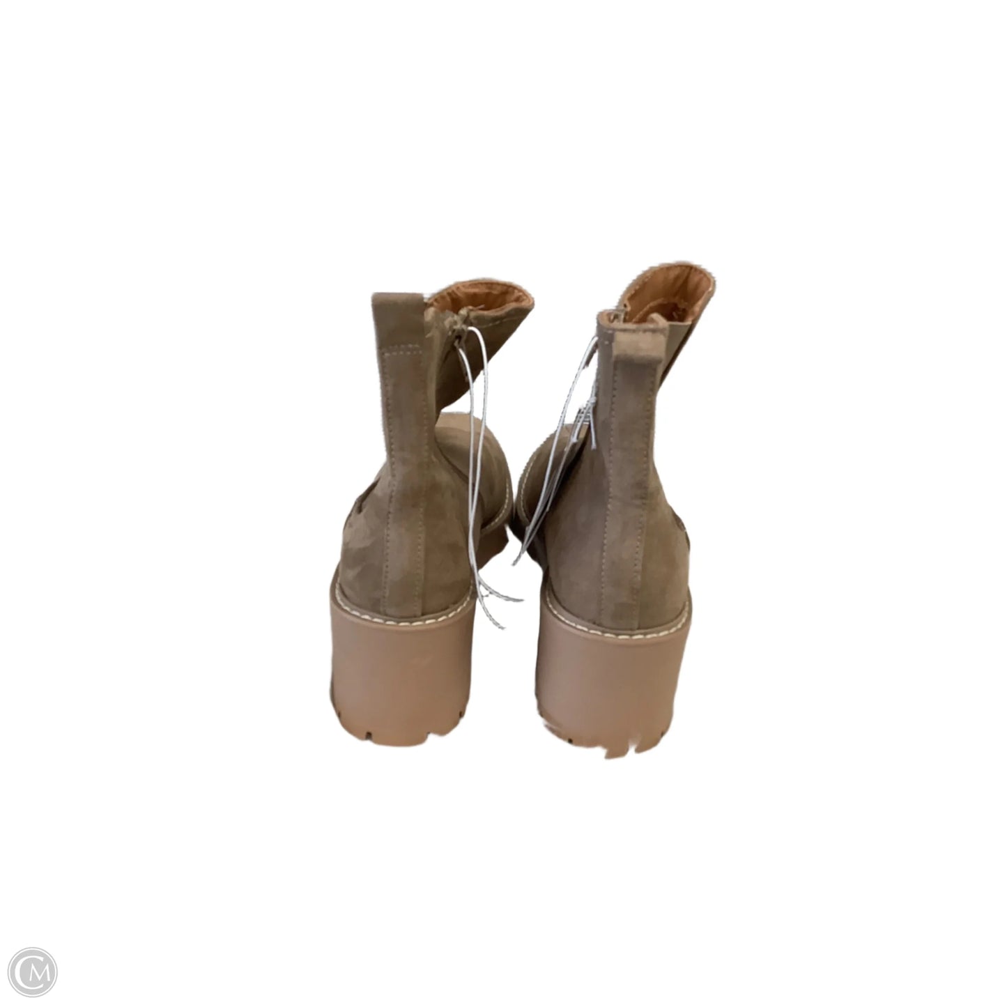 Boots Ankle Heels By Universal Thread In Tan, Size: 6