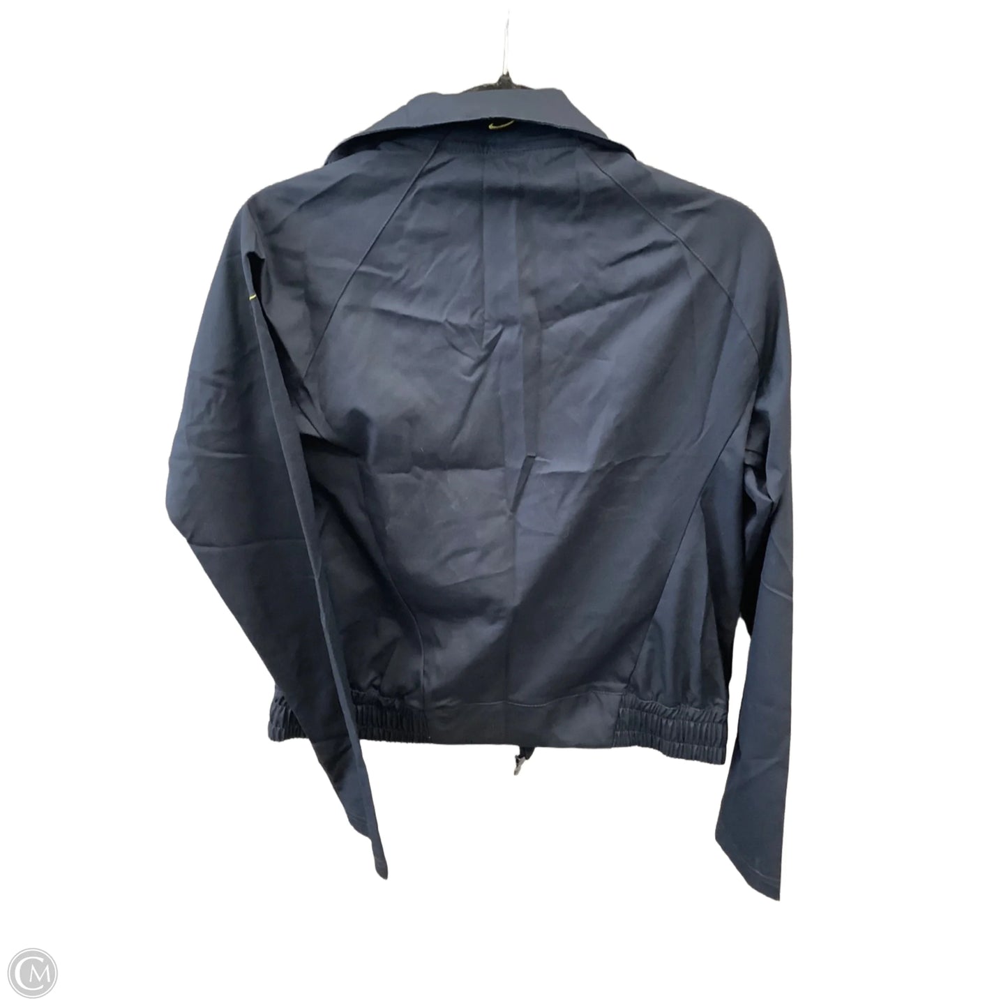 Athletic Jacket By Nike Apparel In Blue, Size: L