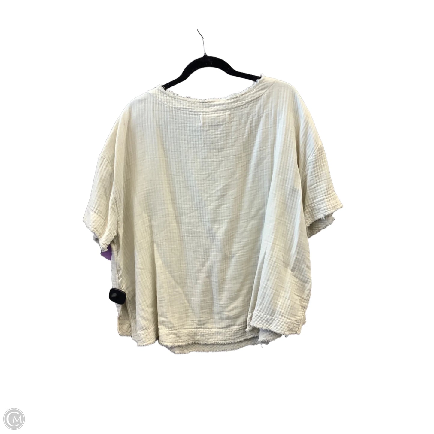 Top Short Sleeve By We The Free In Tan, Size: Xl