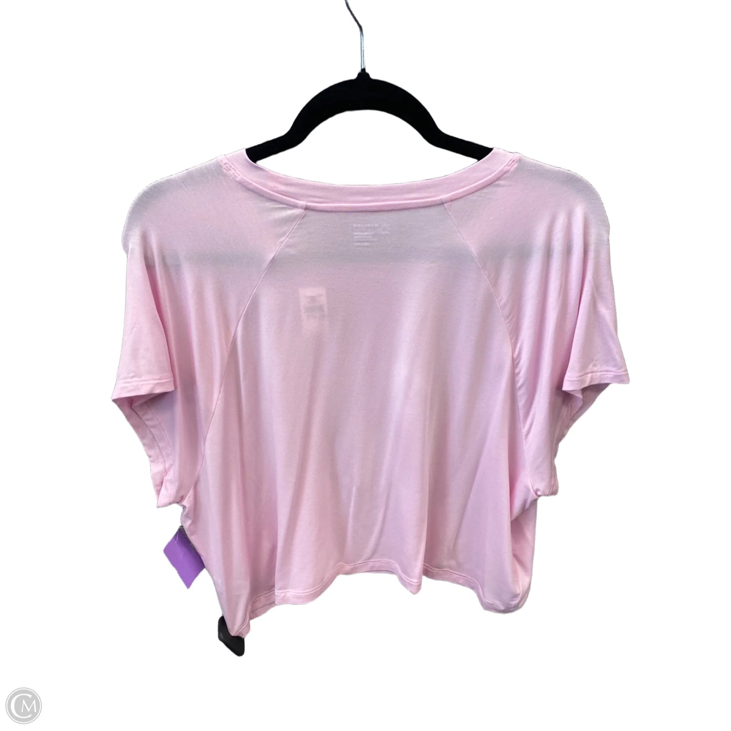 Athletic Top Short Sleeve By Aerie In Pink, Size: Xxl