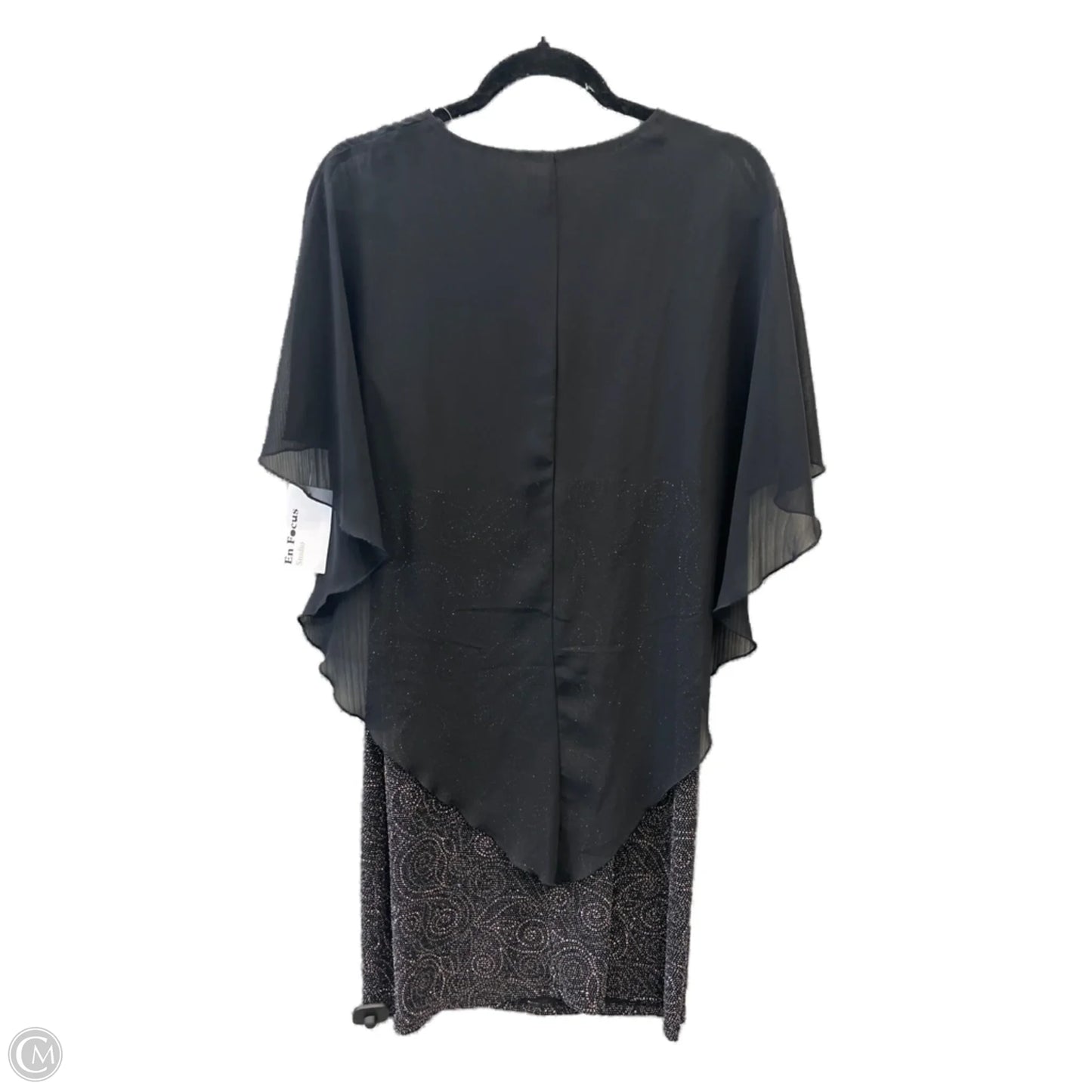 Dress Casual Midi By Enfocus In Black, Size: S