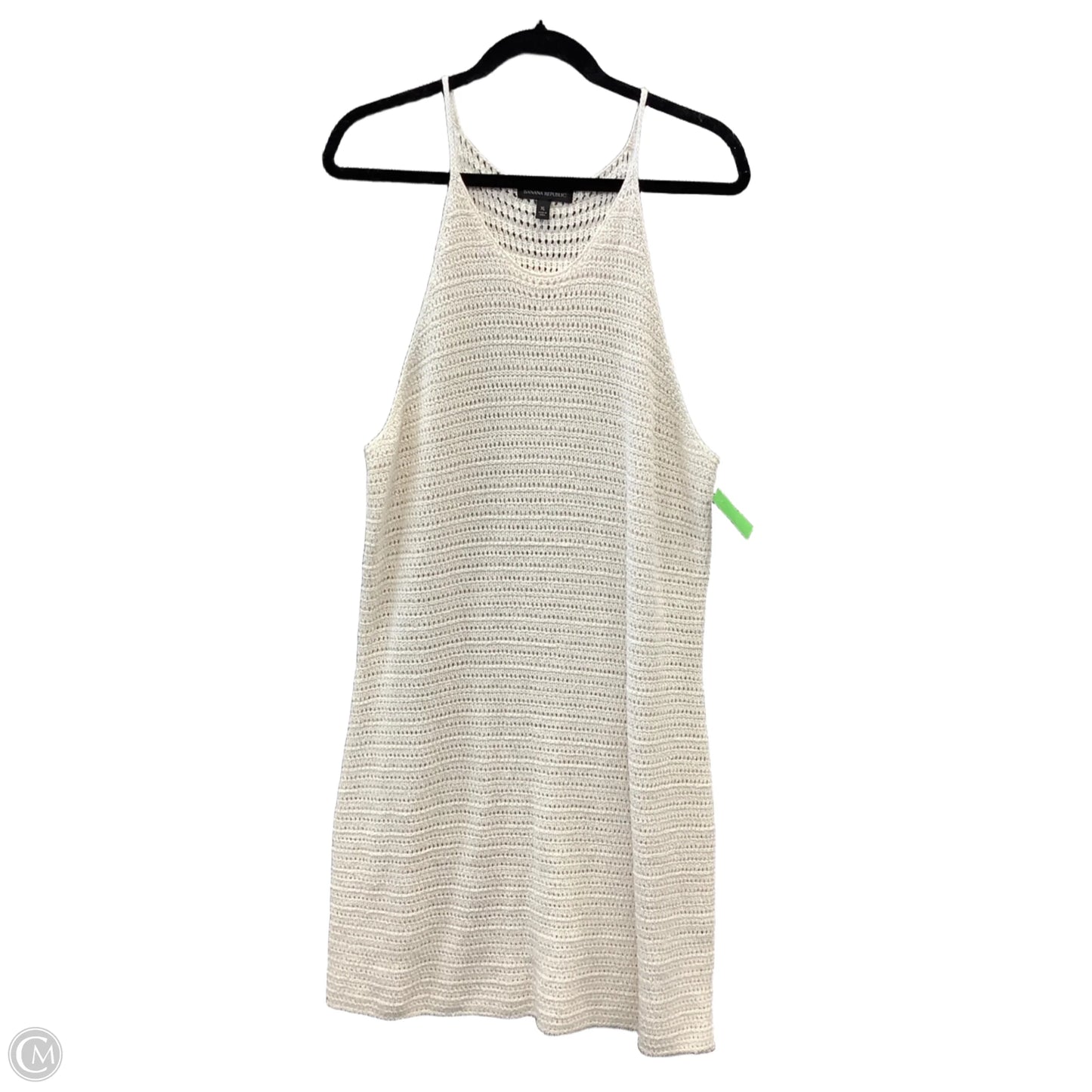 Dress Casual Midi By Banana Republic In Cream, Size: Xl