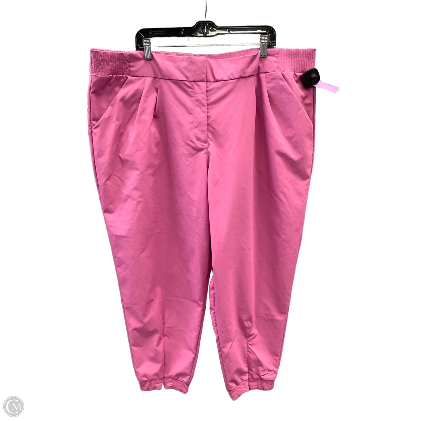 Athletic Pants By Nike Apparel In Pink, Size: 3x