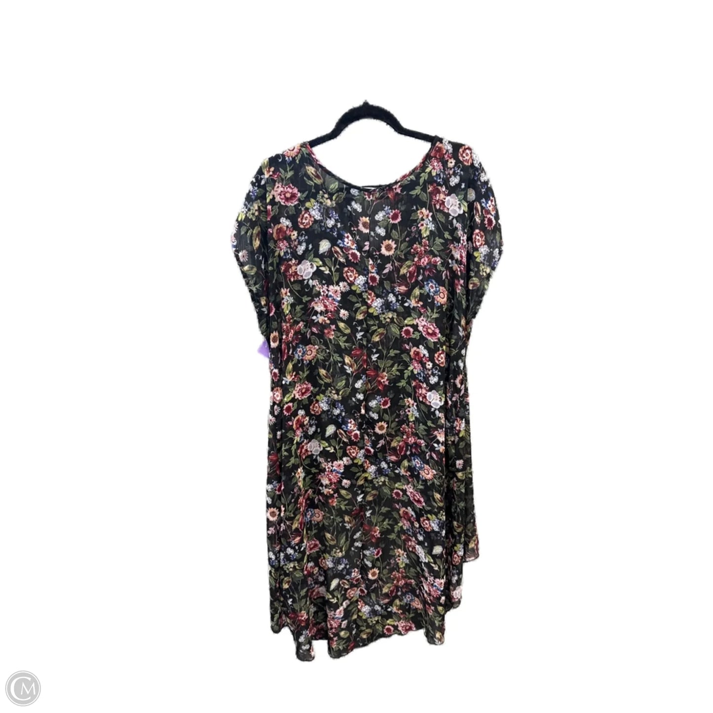 Swimwear Cover-up By Cha Cha Vente In Floral Print, Size: 2x