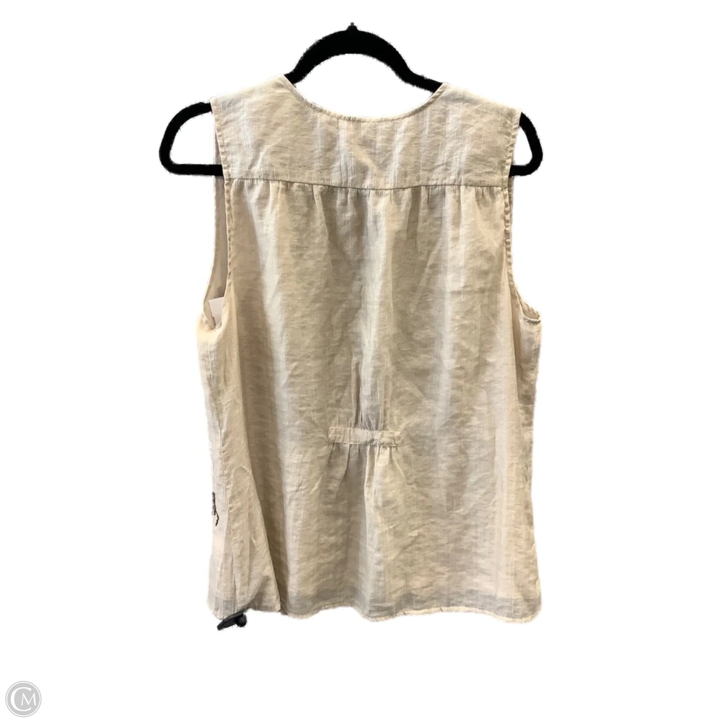 Vest Other By Coldwater Creek In Tan, Size: S