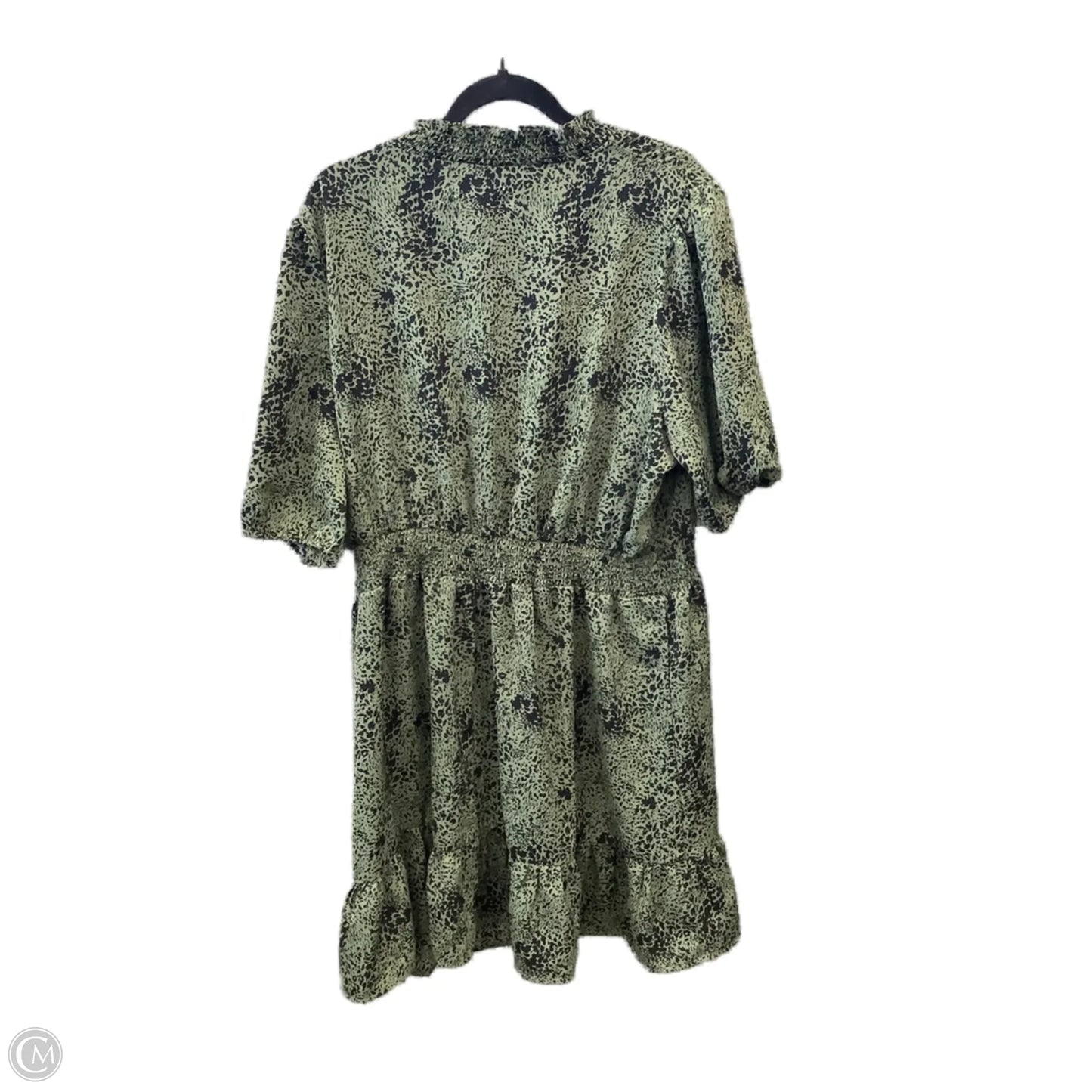 Dress Casual Short By Ophelia Roe In Green, Size: 2x
