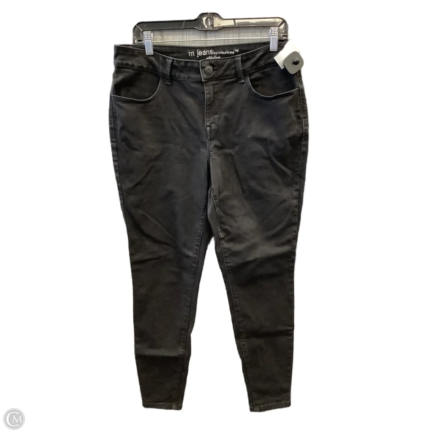 Jeans Skinny By Maurices In Black, Size: 12