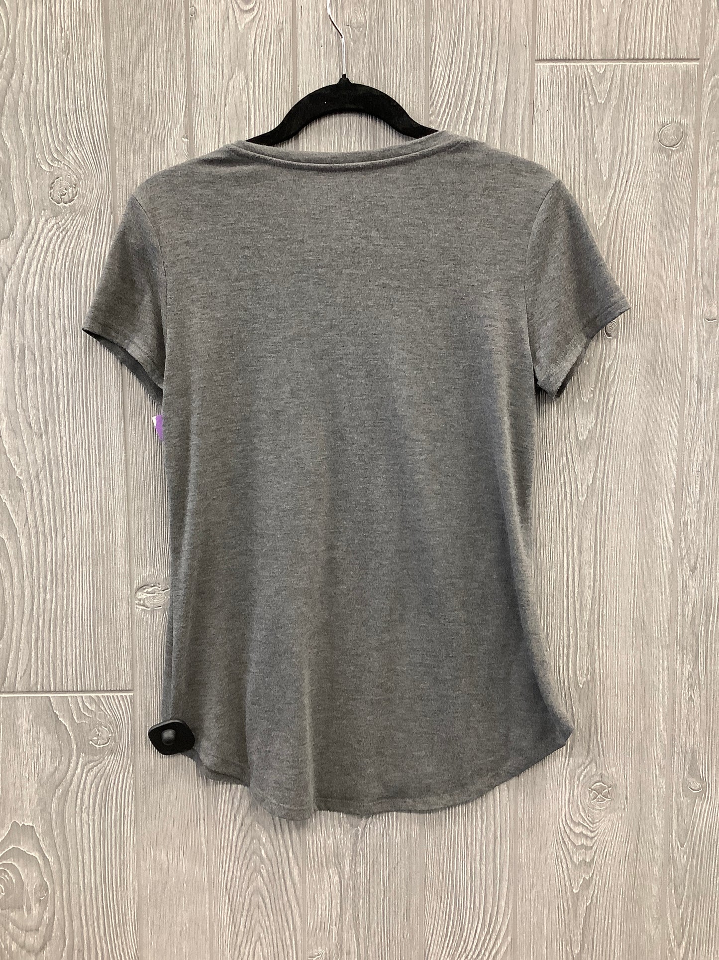 Top Short Sleeve By Apt 9 In Grey, Size: S