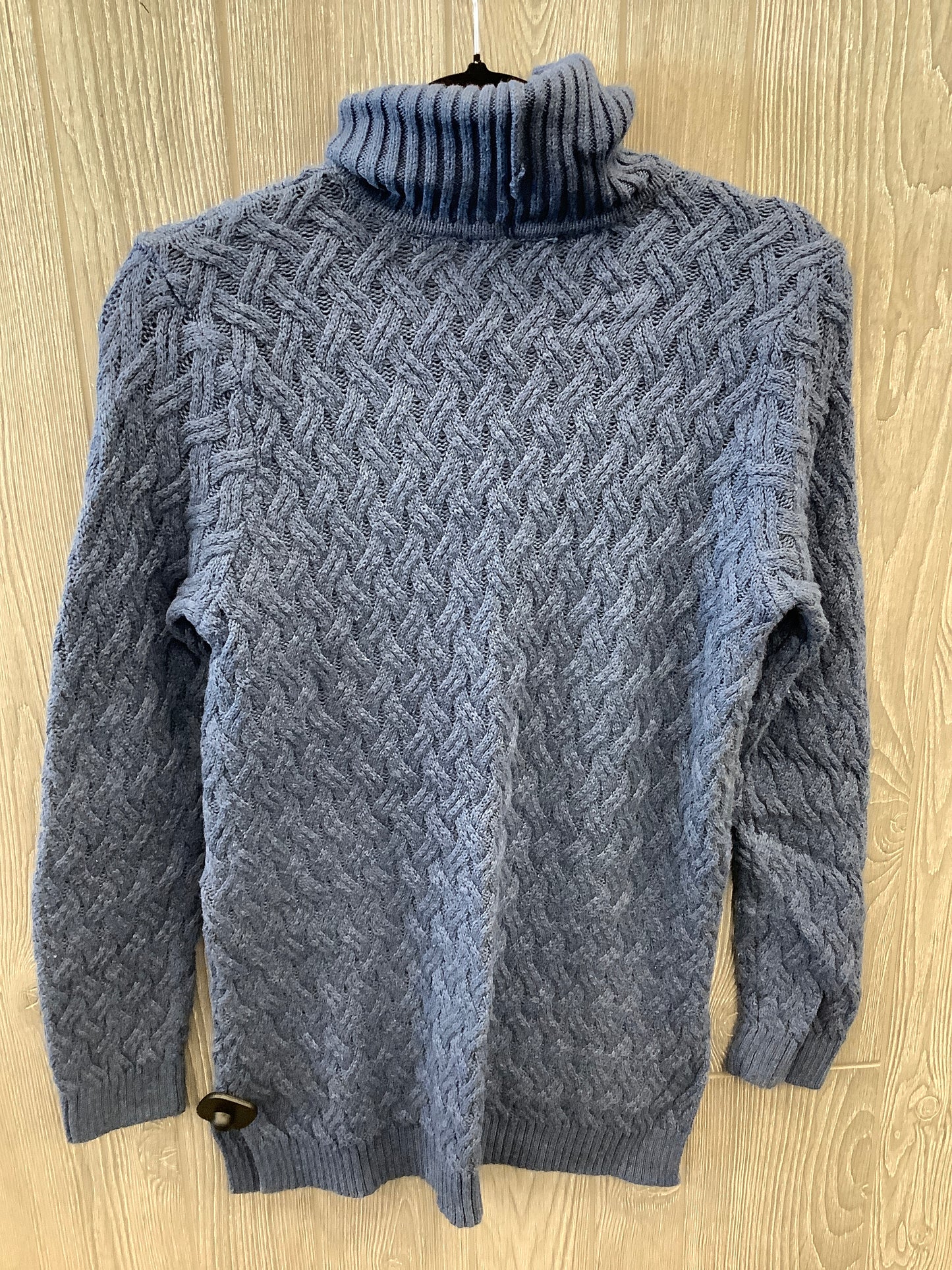Sweater By Jeanne Pierre In Blue, Size: L