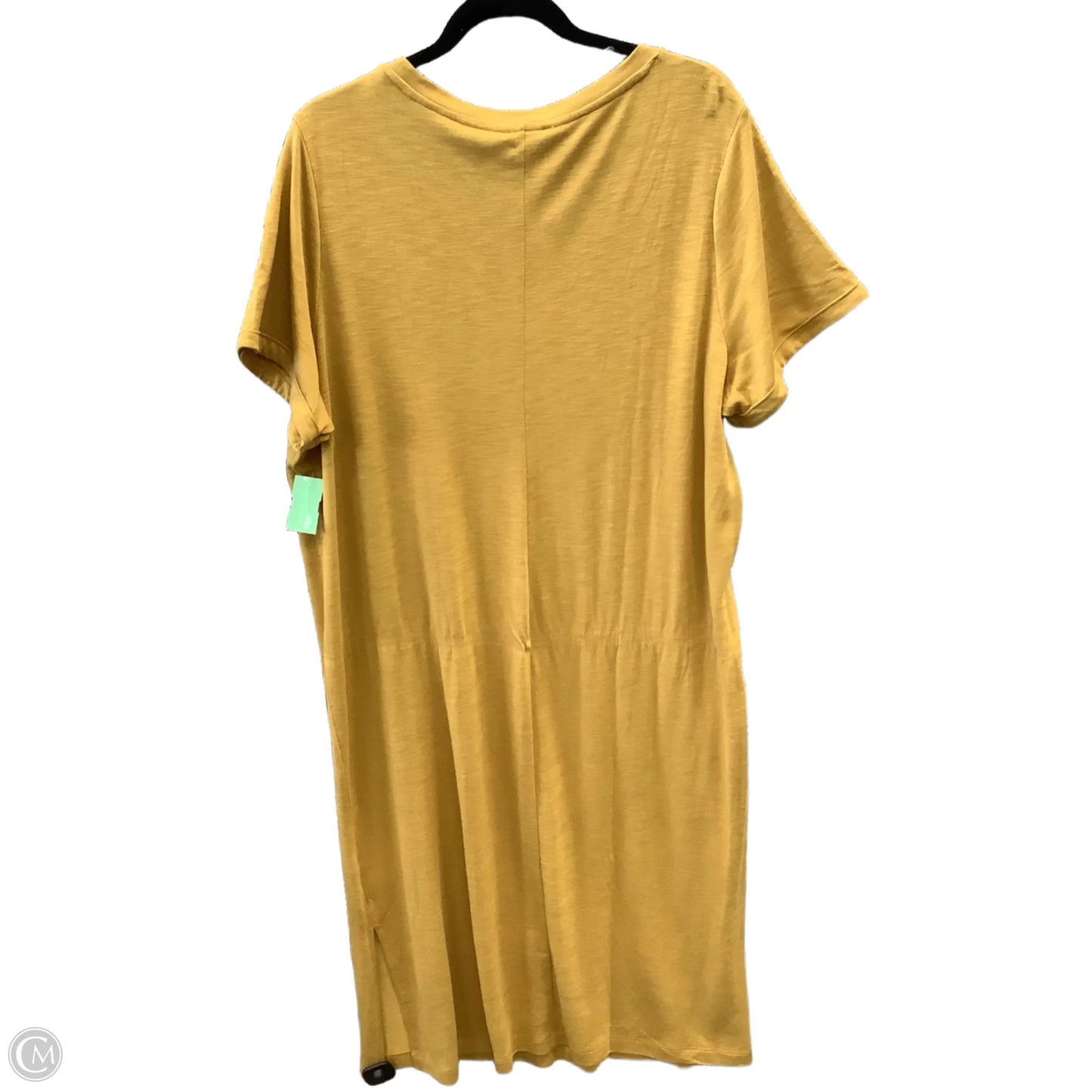 Dress Casual Midi By Jessica Simpson In Yellow, Size: 2x