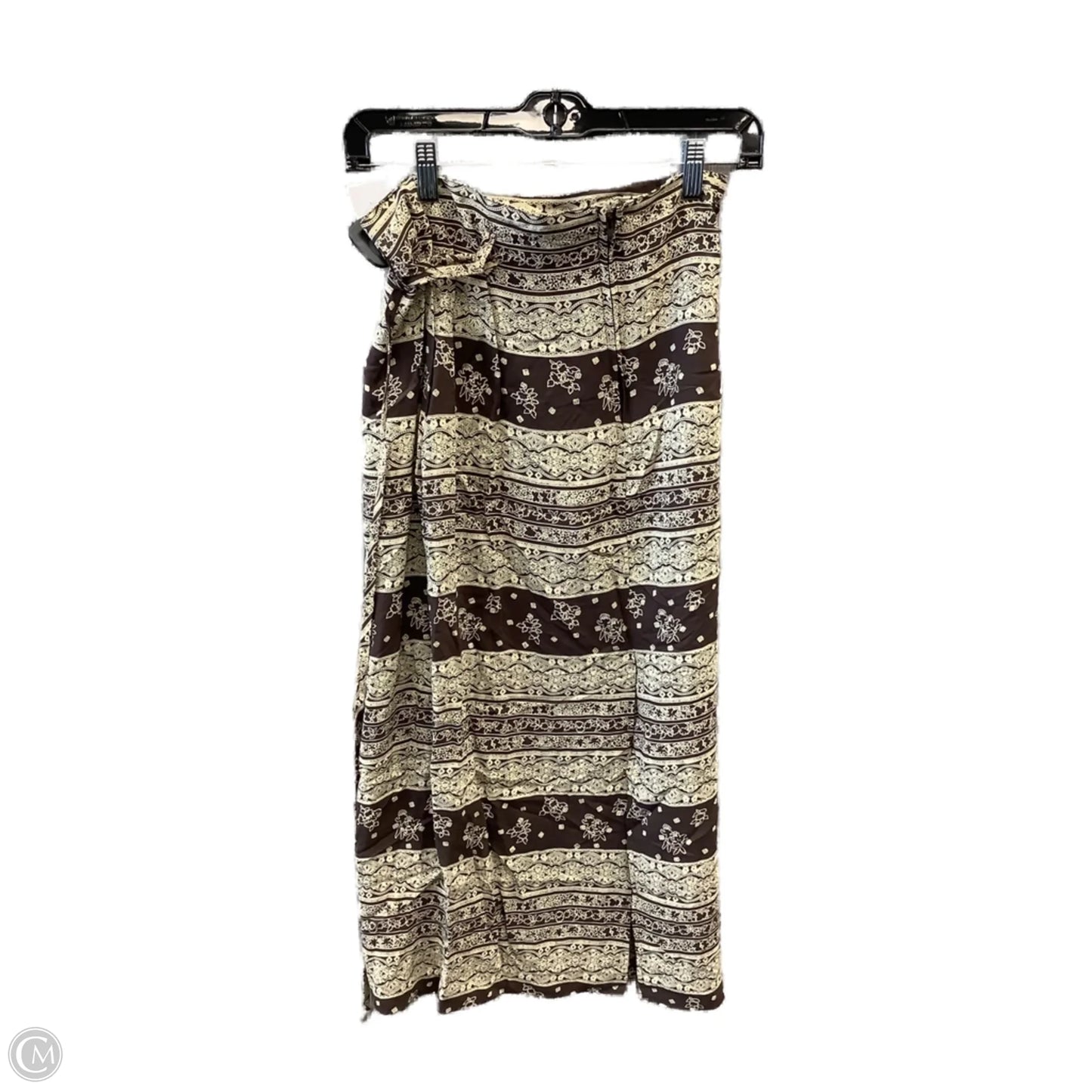 Skirt Midi By Lamadei In Brown, Size: 10