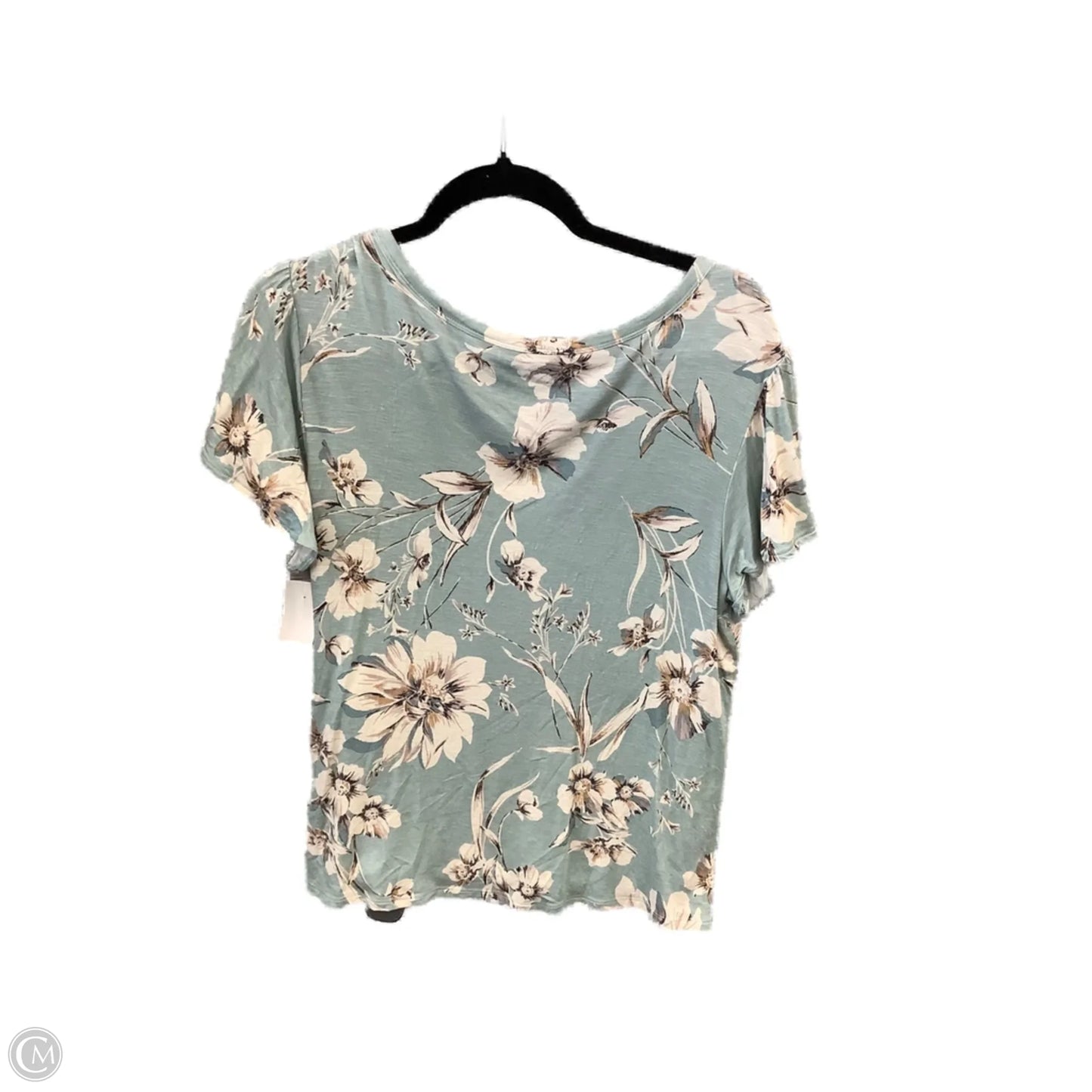 Top Short Sleeve By Maurices In Blue, Size: L