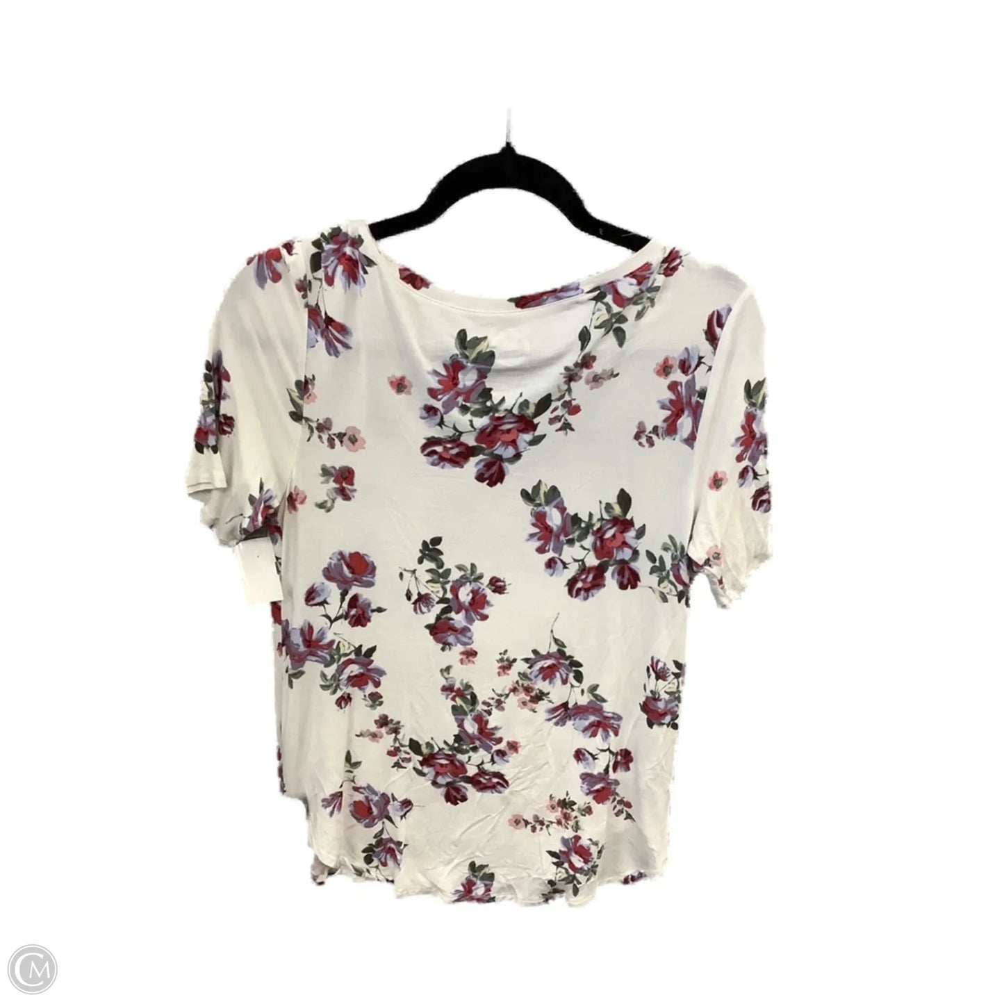 Top Short Sleeve By Maurices In White, Size: M