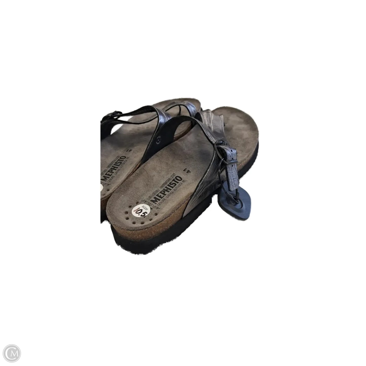 Sandals Flats By Mephisto In Silver, Size: 10.5