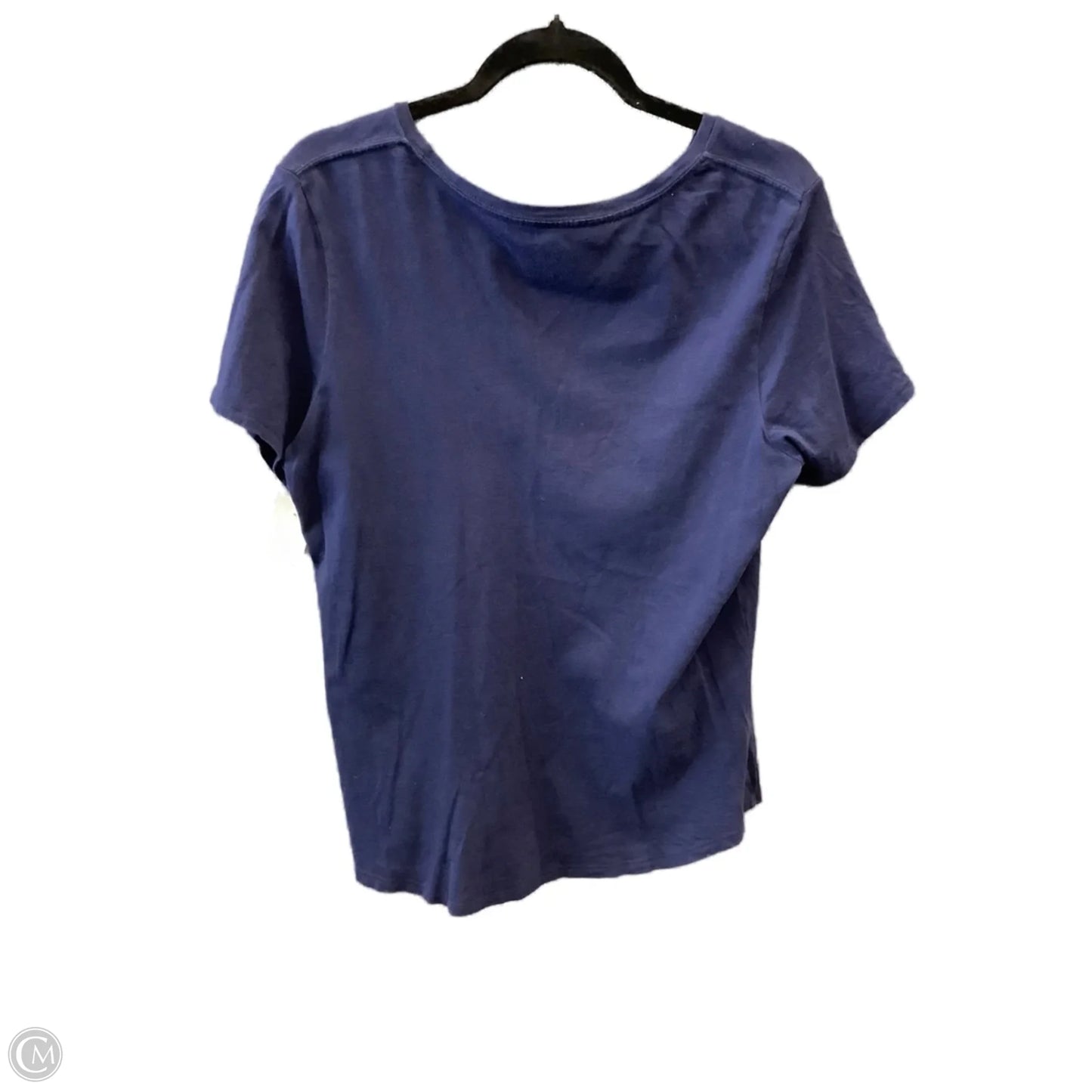 Top Short Sleeve By Old Navy In Blue, Size: L