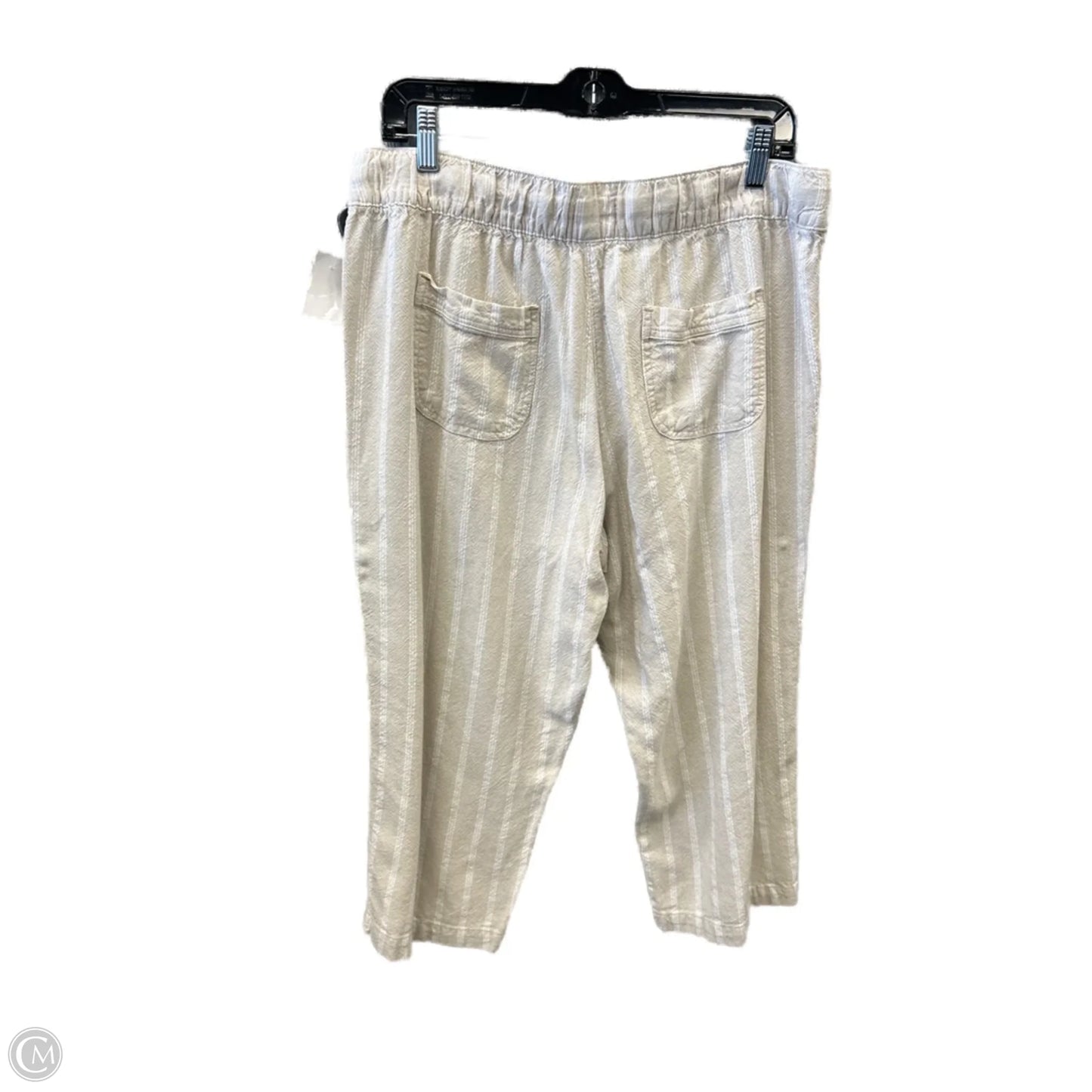 Capris By Cme In Beige, Size: 12