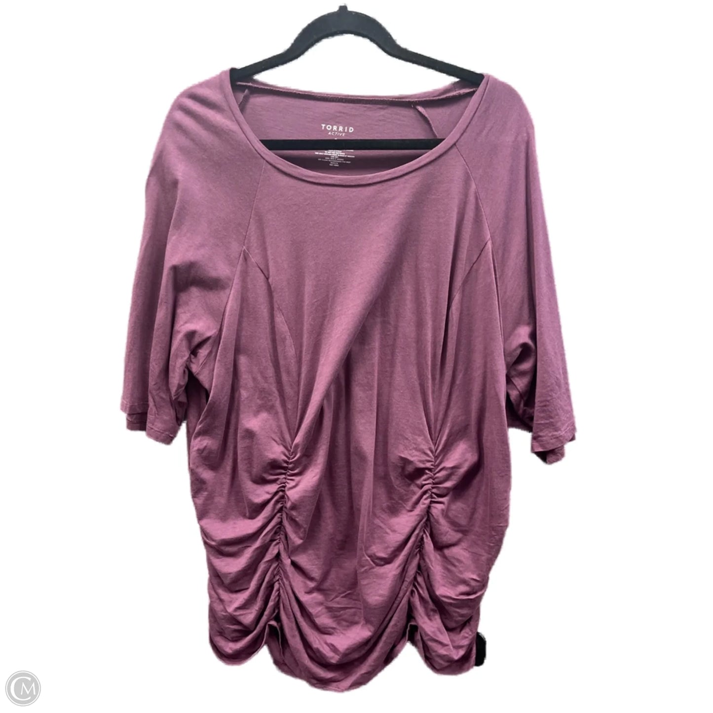 Top Short Sleeve By Torrid In Purple, Size: 3x