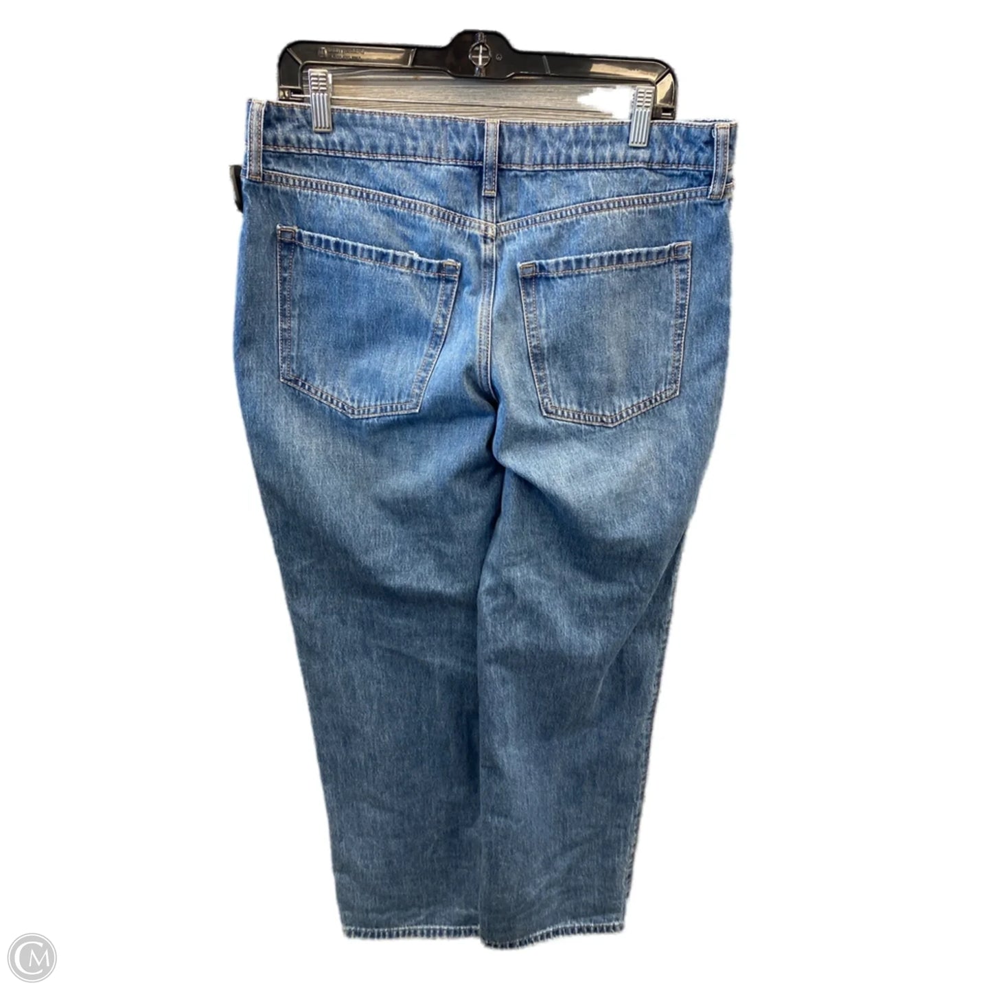 Jeans Straight By Hollister In Blue Denim, Size: 10