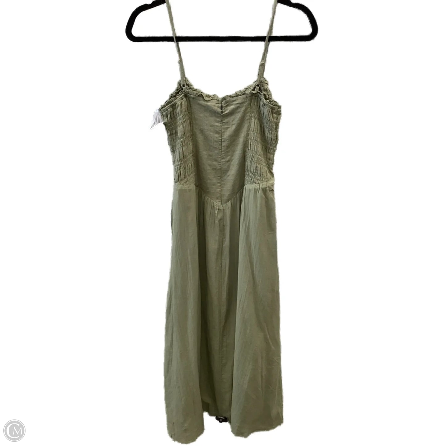 Dress Casual Midi By American Eagle In Green, Size: Xs