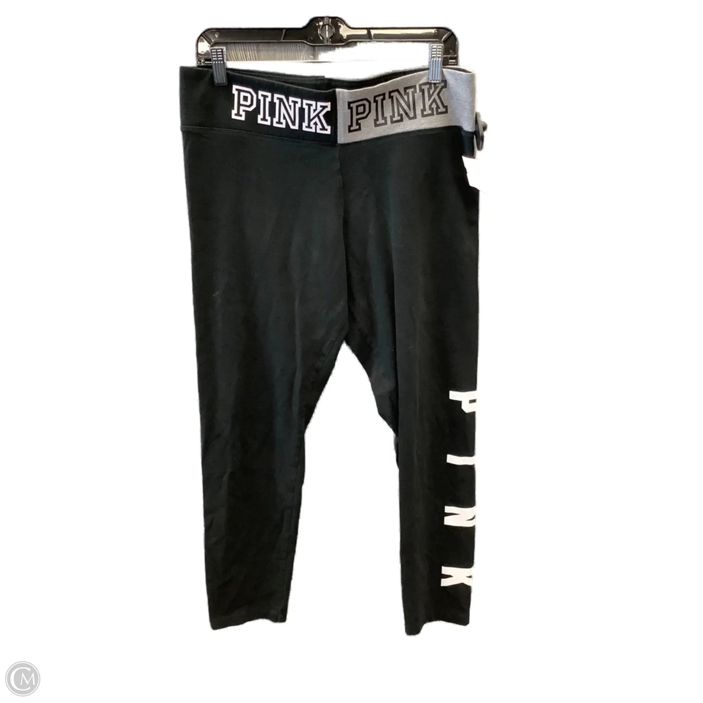 Athletic Leggings By Pink In Black, Size: Xl