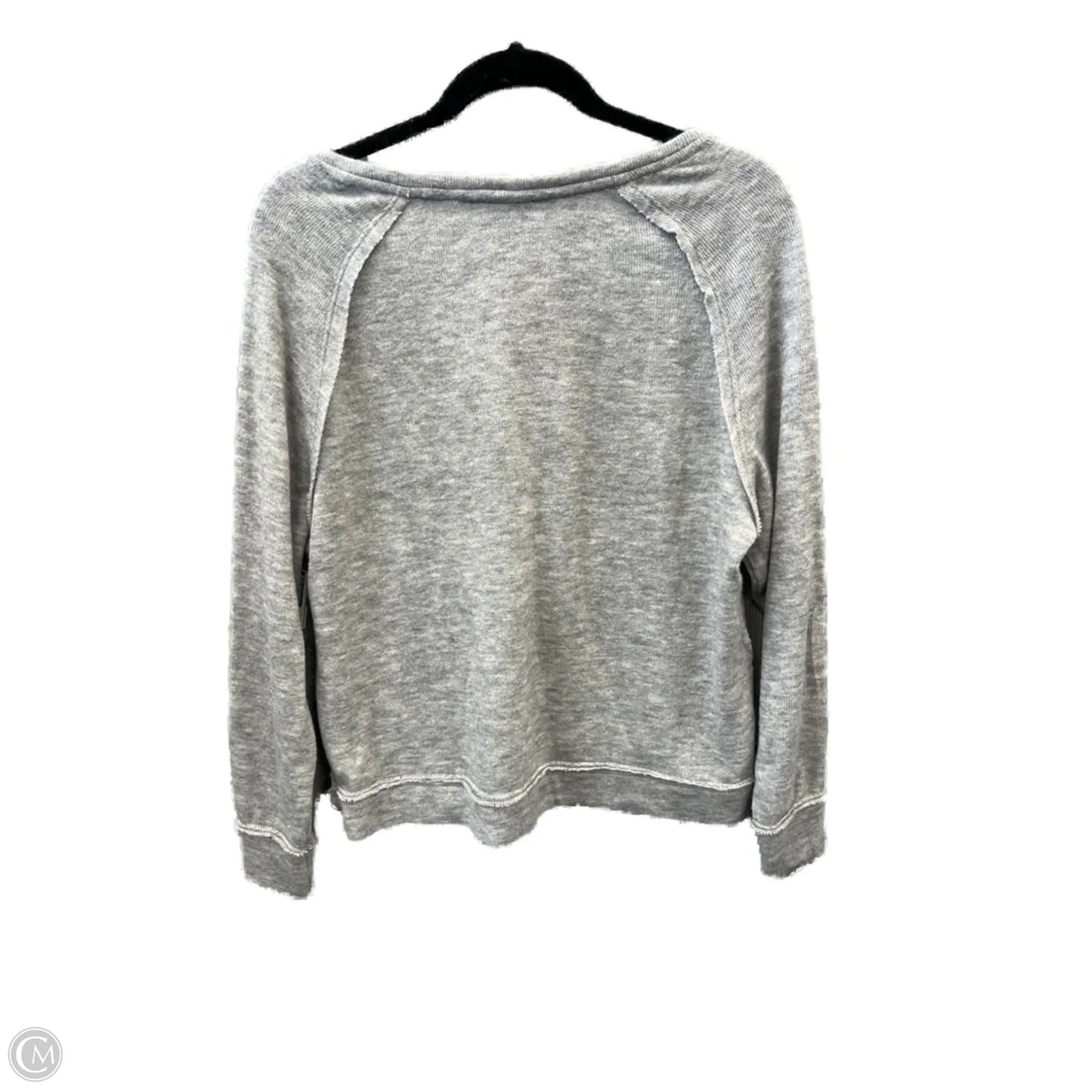 Top Long Sleeve By Ana In Grey, Size: S