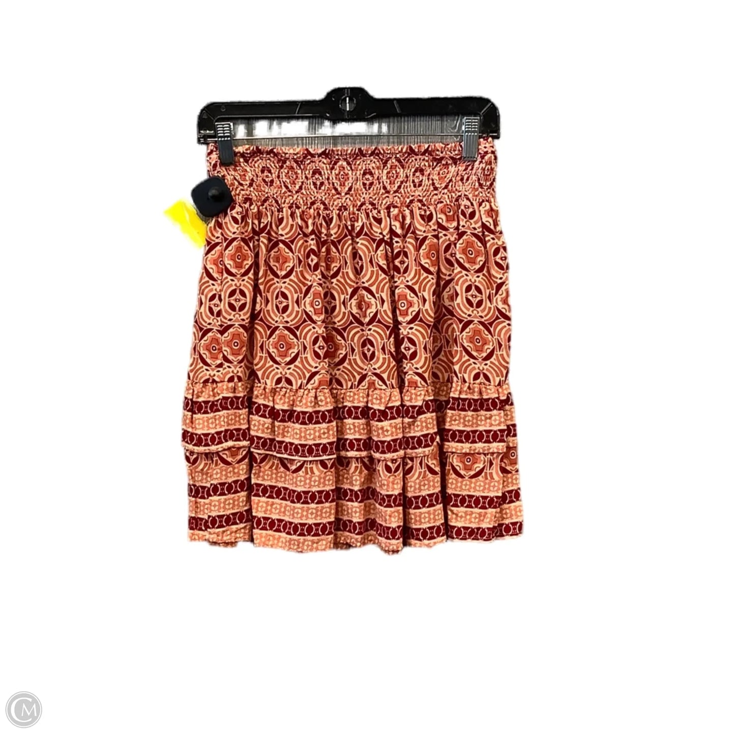 Skirt Mini & Short By Rachel Zoe In Orange & Red, Size: 2