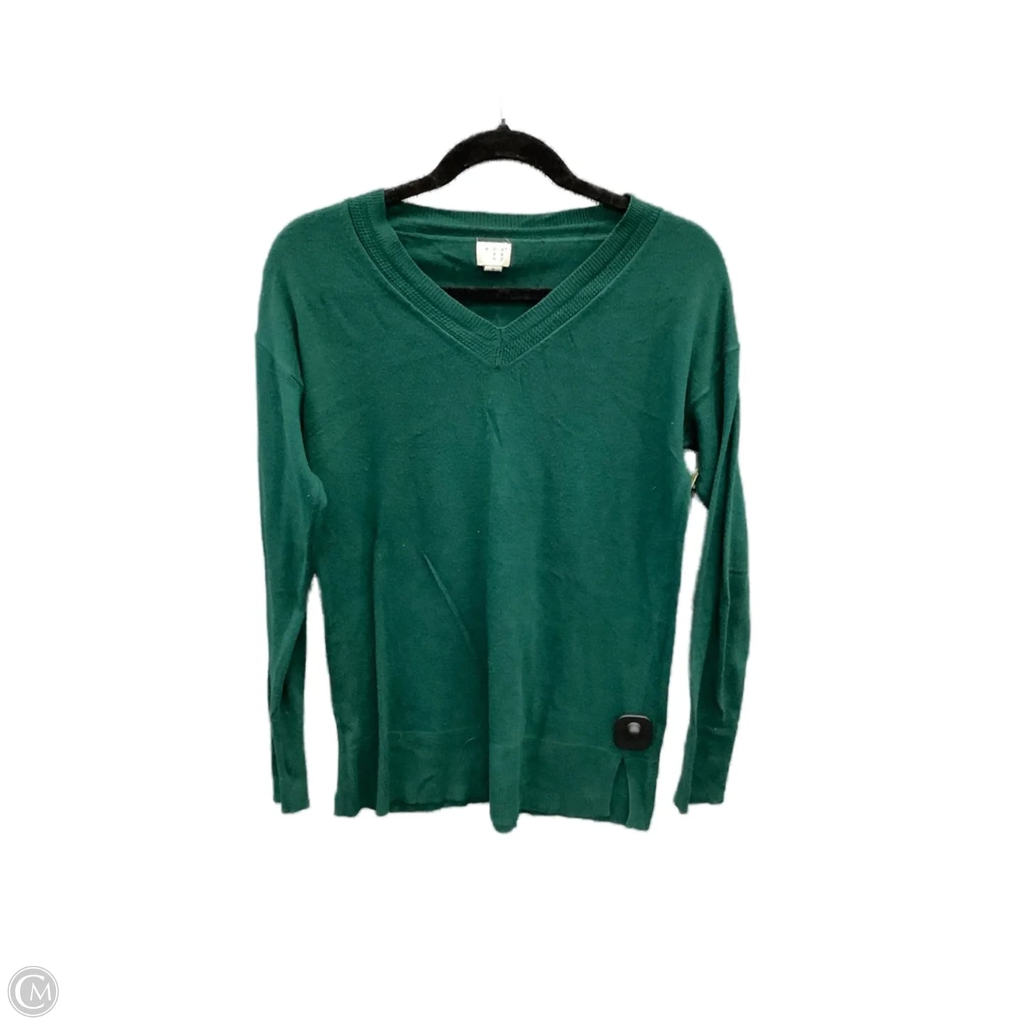 Top Long Sleeve By A New Day In Green, Size: S
