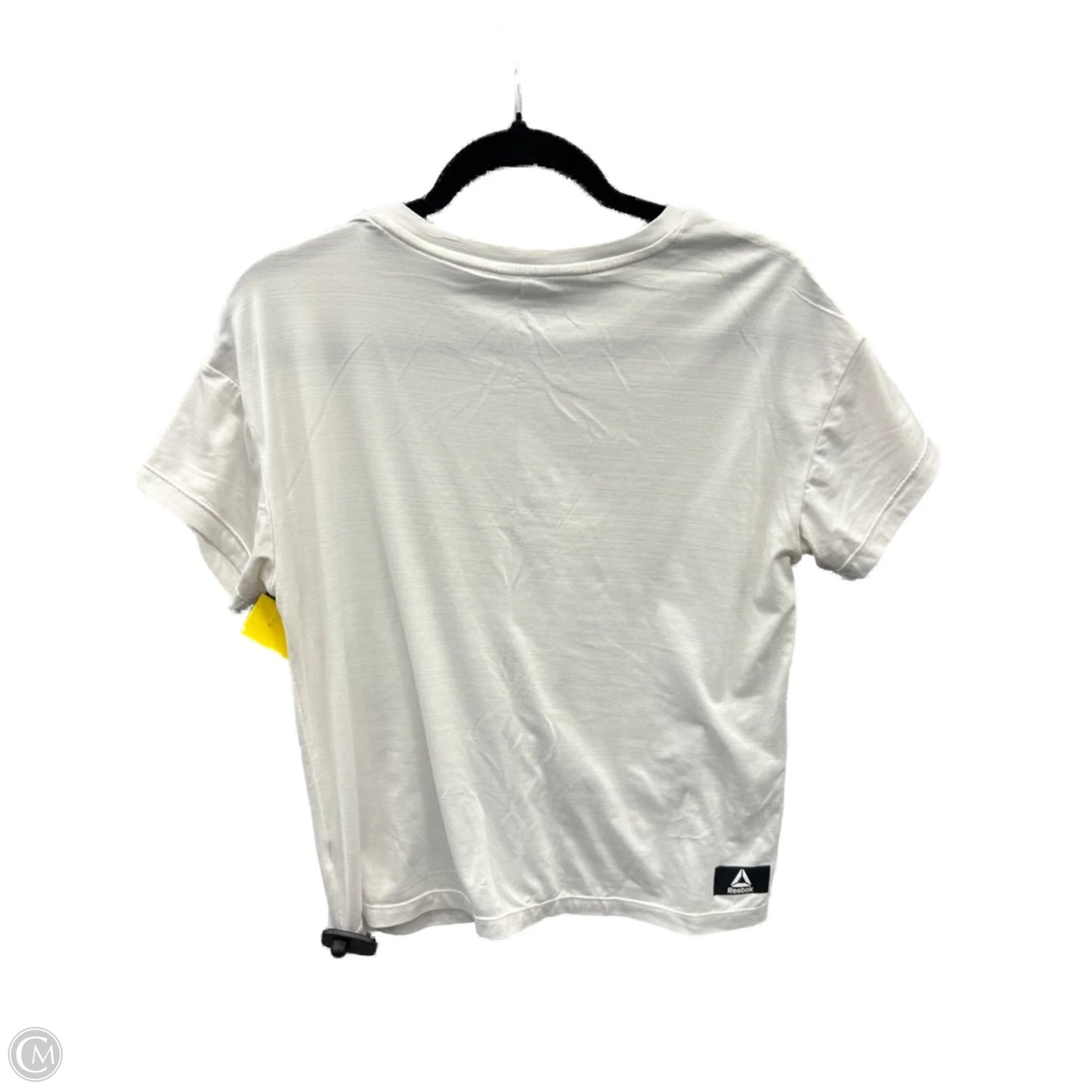 Athletic Top Short Sleeve By Reebok In White, Size: Xs
